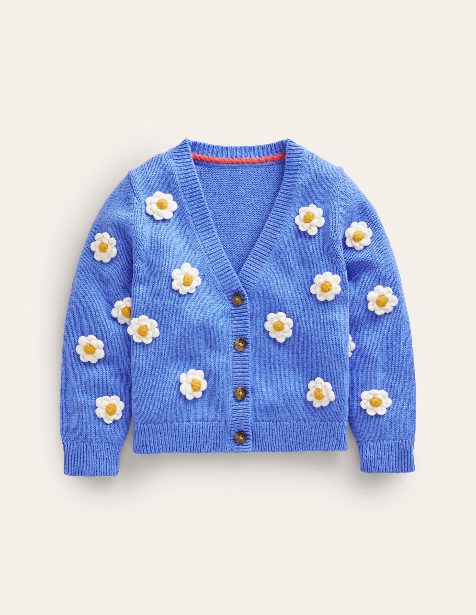 Fun Crochet Cardigan-Blue Heron Daisy-1