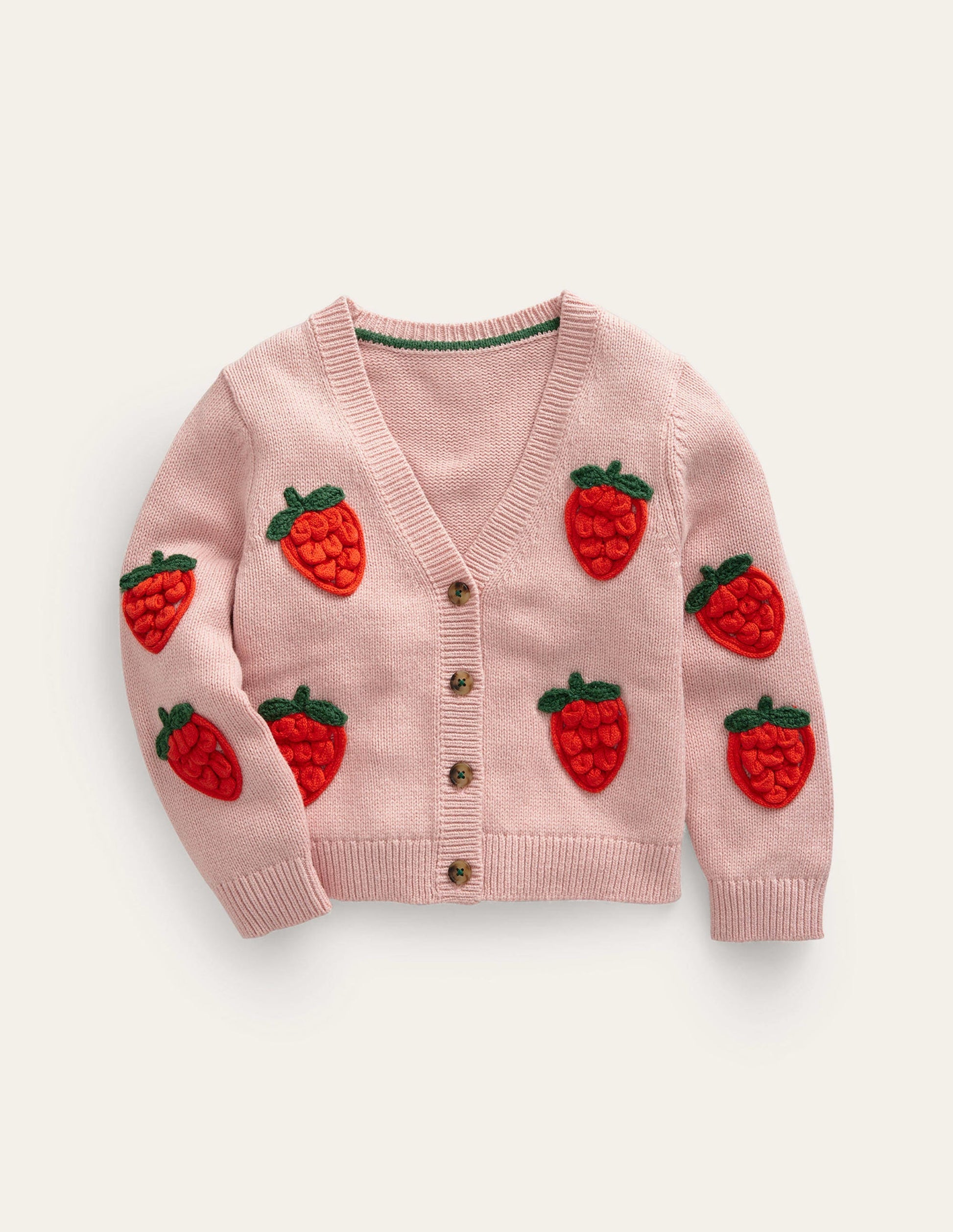 Fun Crochet Cardigan-Formica Pink Strawberry-1