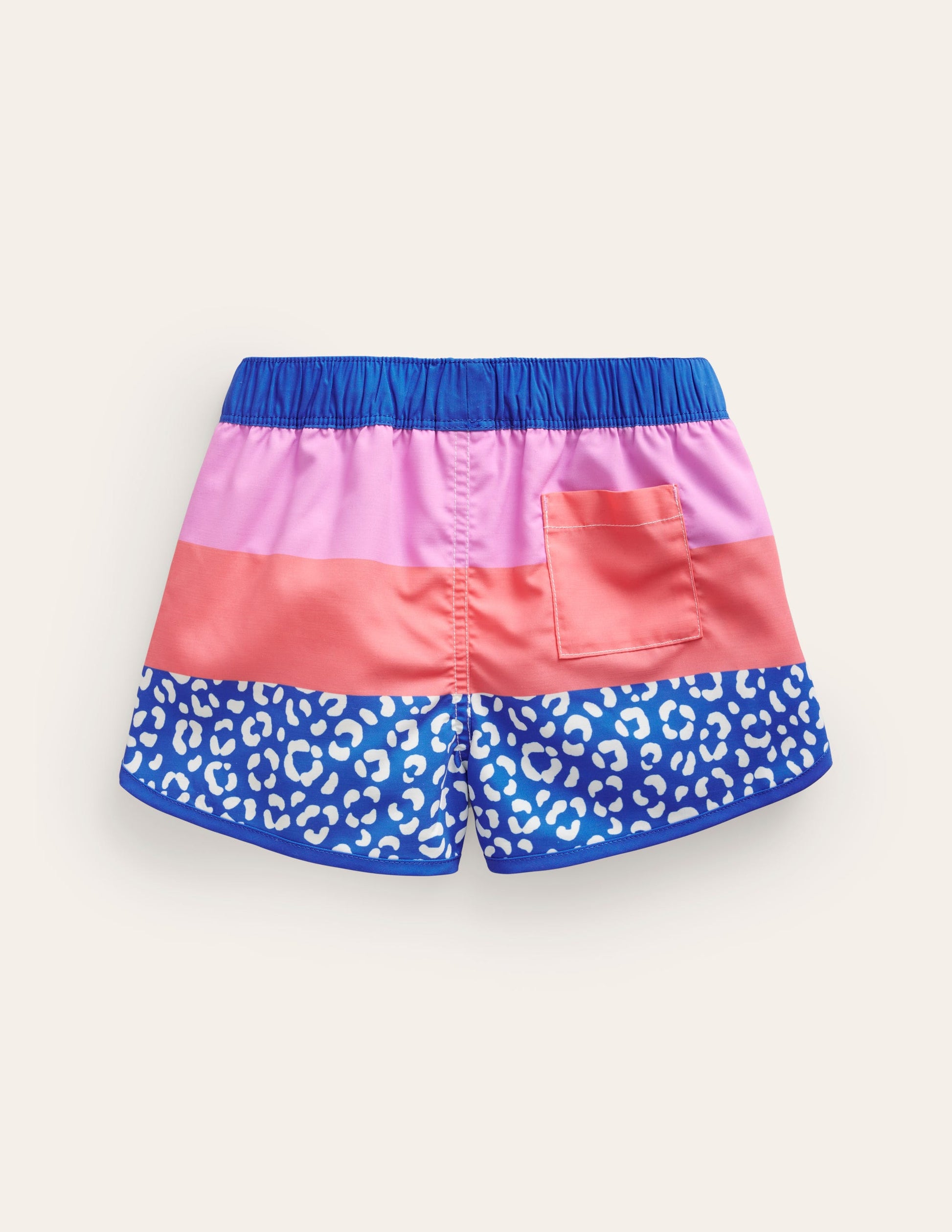 Surf Shorts-Blue Leopard-2