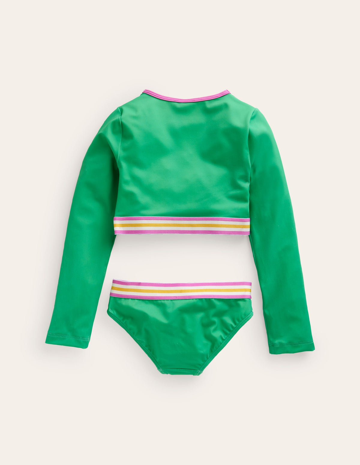 Long Sleeve Flower Set-Green Flowers-2