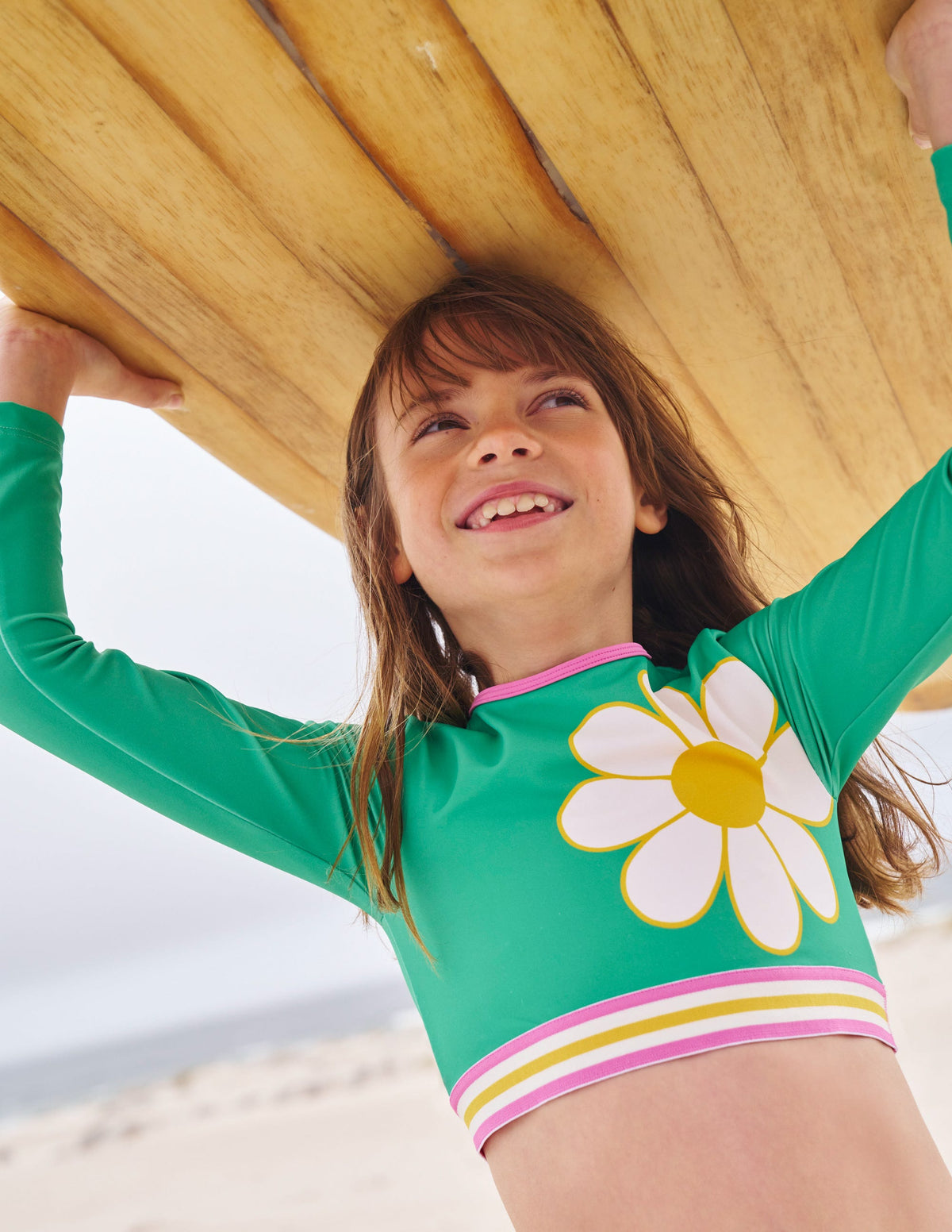 Long Sleeve Flower Set-Green Flowers - Image 4
