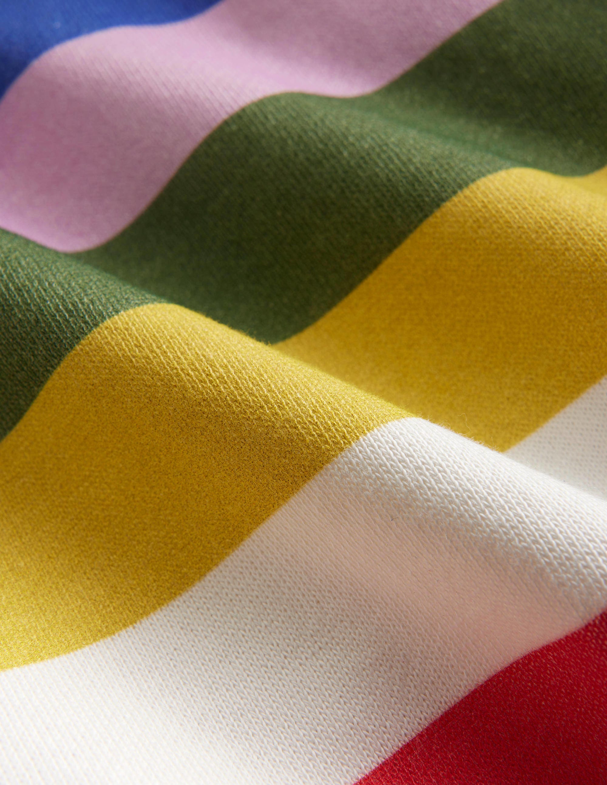 Printed Relaxed Sweatshirt-Multi Stripe - Image 3