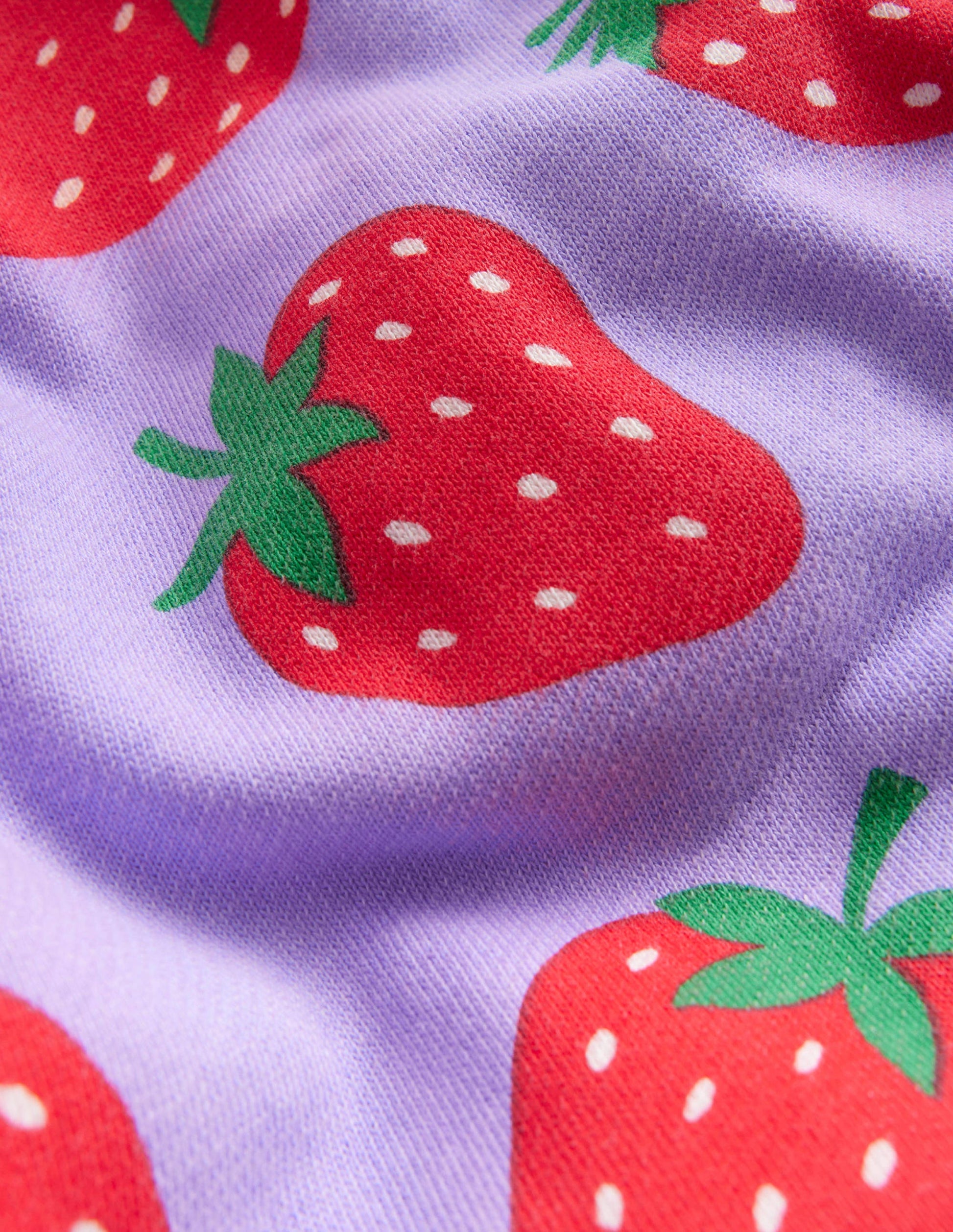 Printed Relaxed sweatshirt-Parma Violet Strawberries-3
