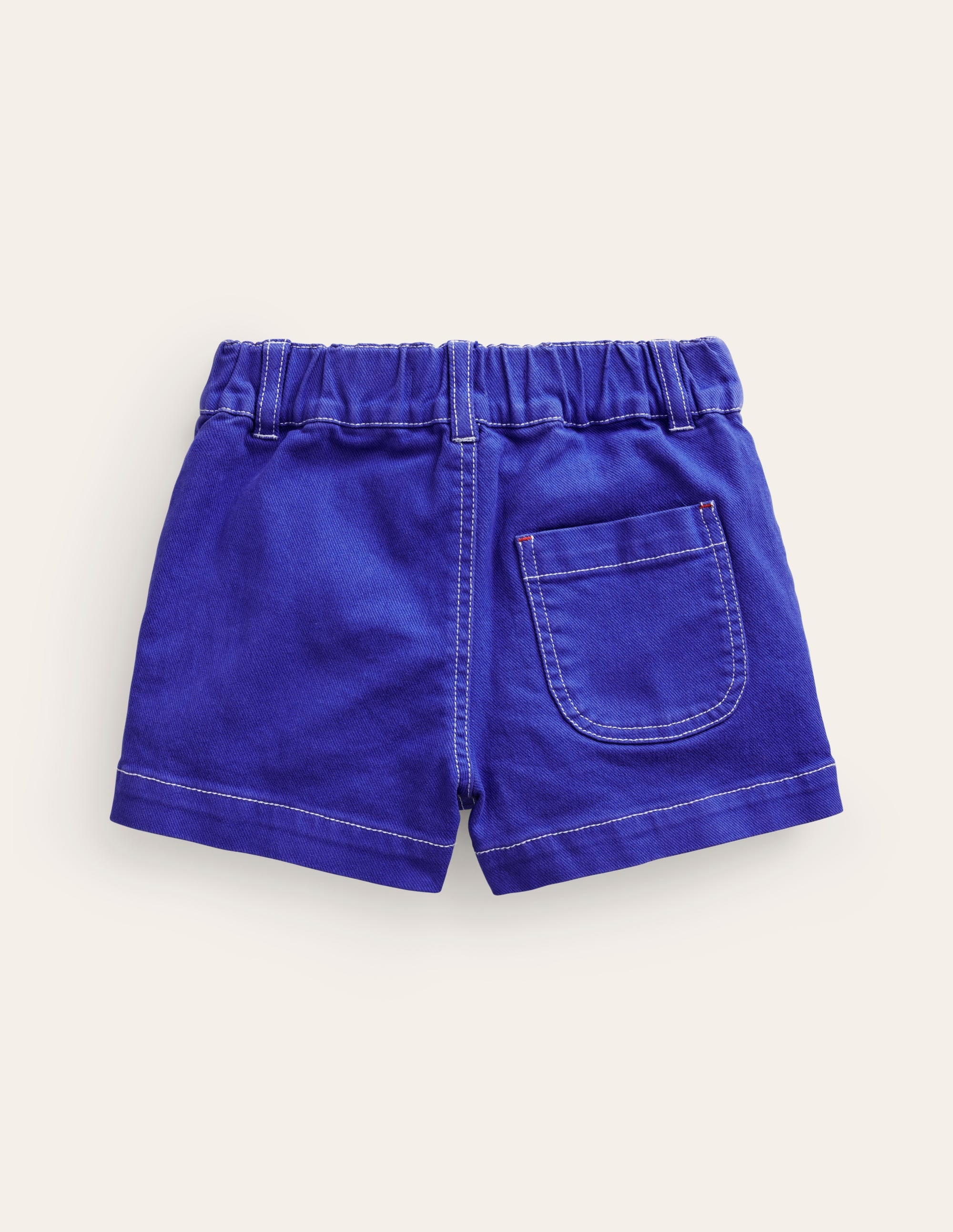 High Waisted Shorts-Blue Heron - Image 2