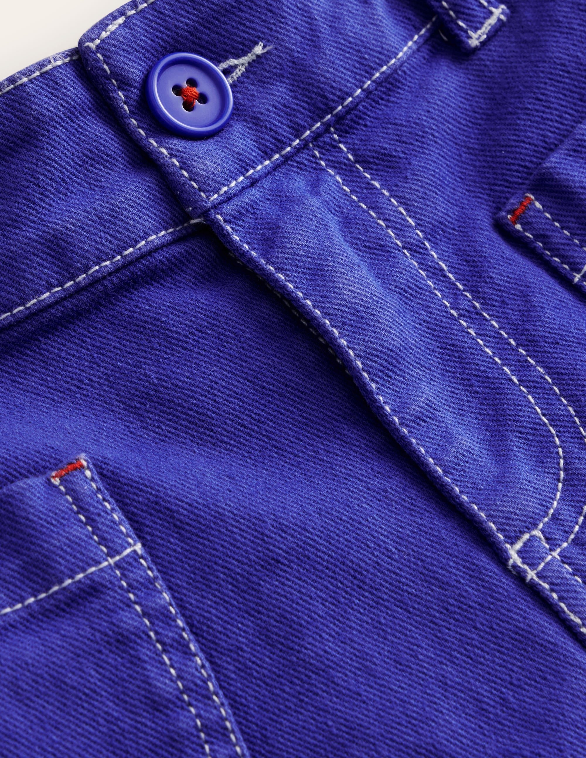 High Waisted Shorts-Blue Heron - Image 3