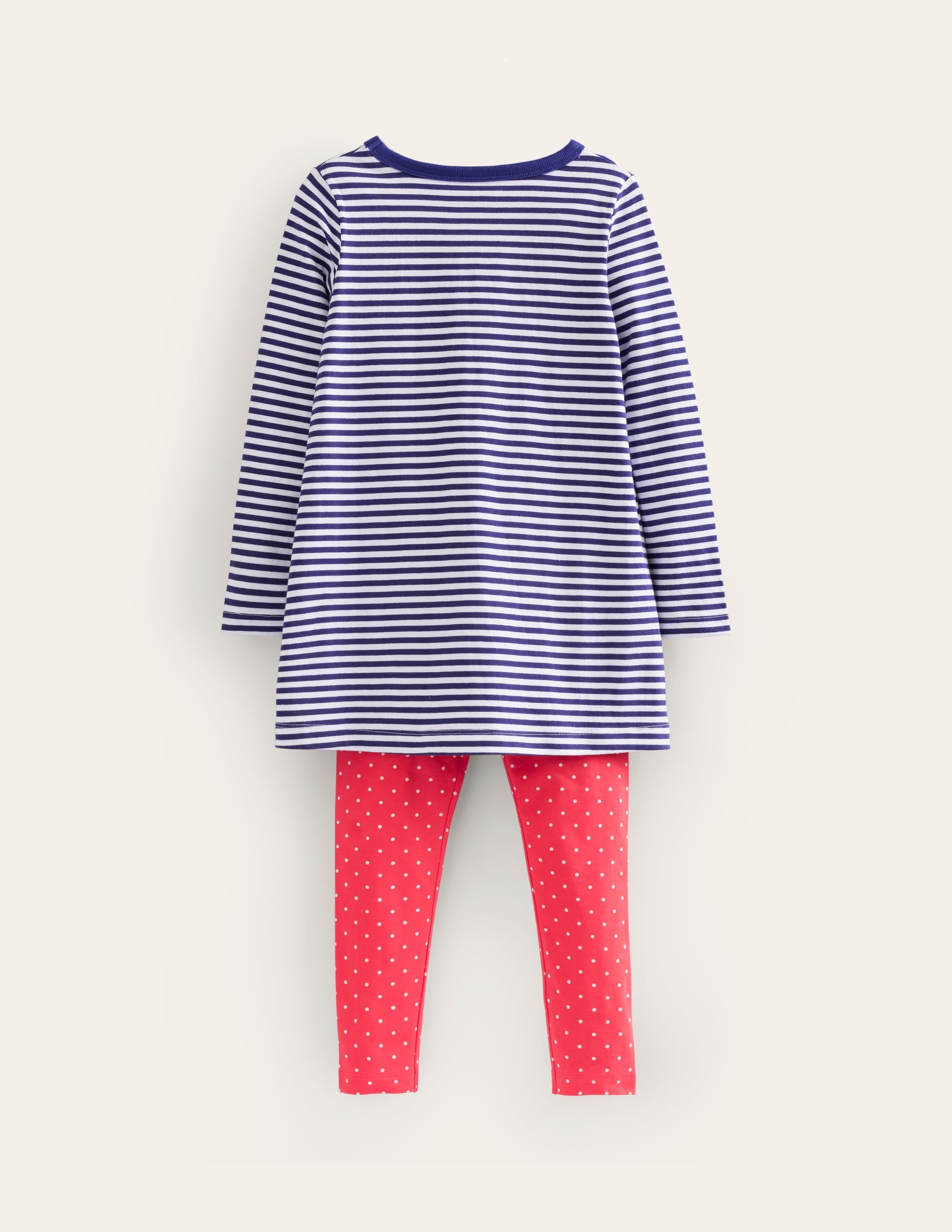Fun Tunic and Legging set-Starboard/Ivory Stripe - Image 2
