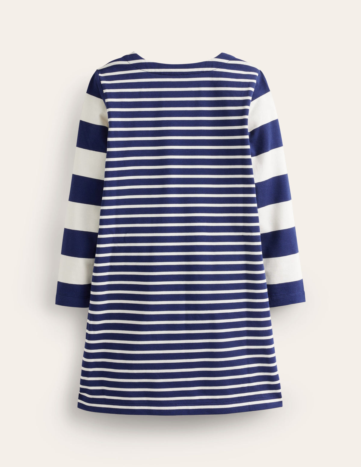 Fun Breton Dress-Sapphire Blue/ Ivory - Image 2