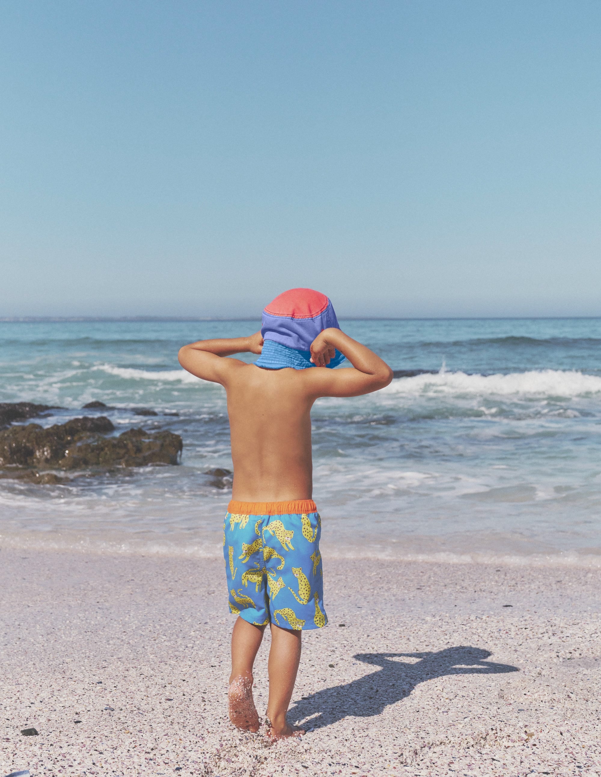 Swim Shorts-Greek Blue Leopard - Image 4