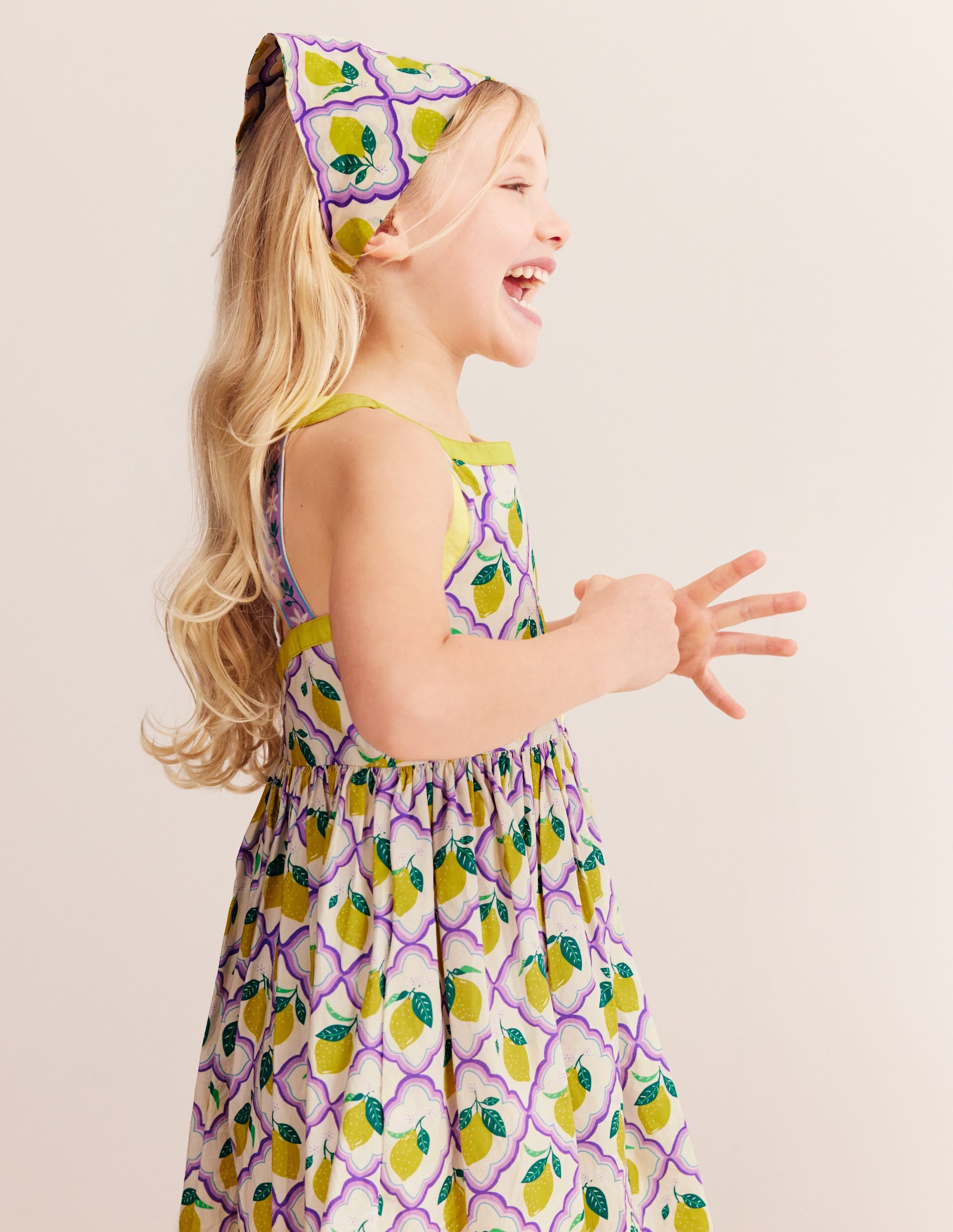 2 Pack Headscarves-Pink Lemon Grove - Image 1