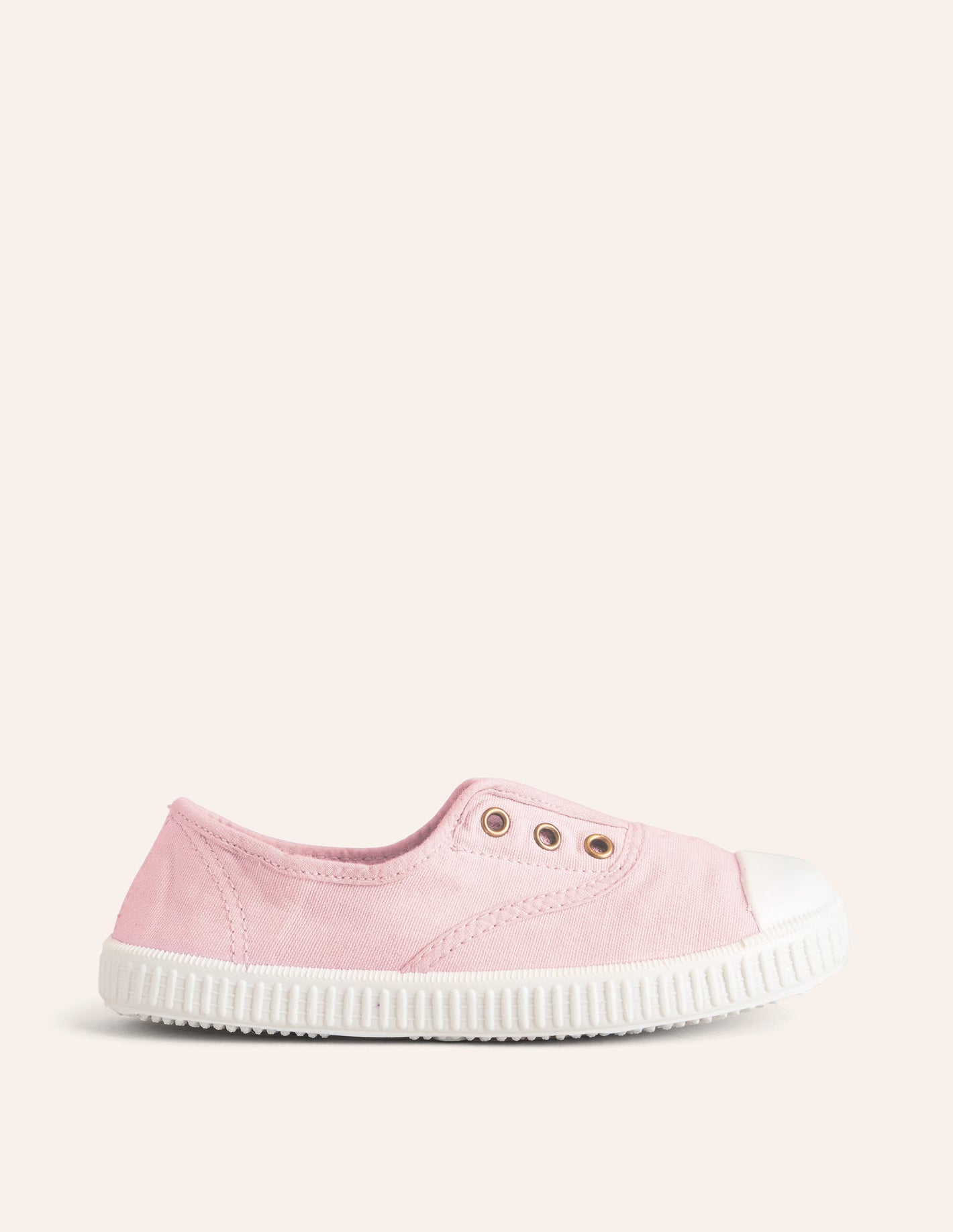 Laceless Canvas Pull-ons-Cameo Pink