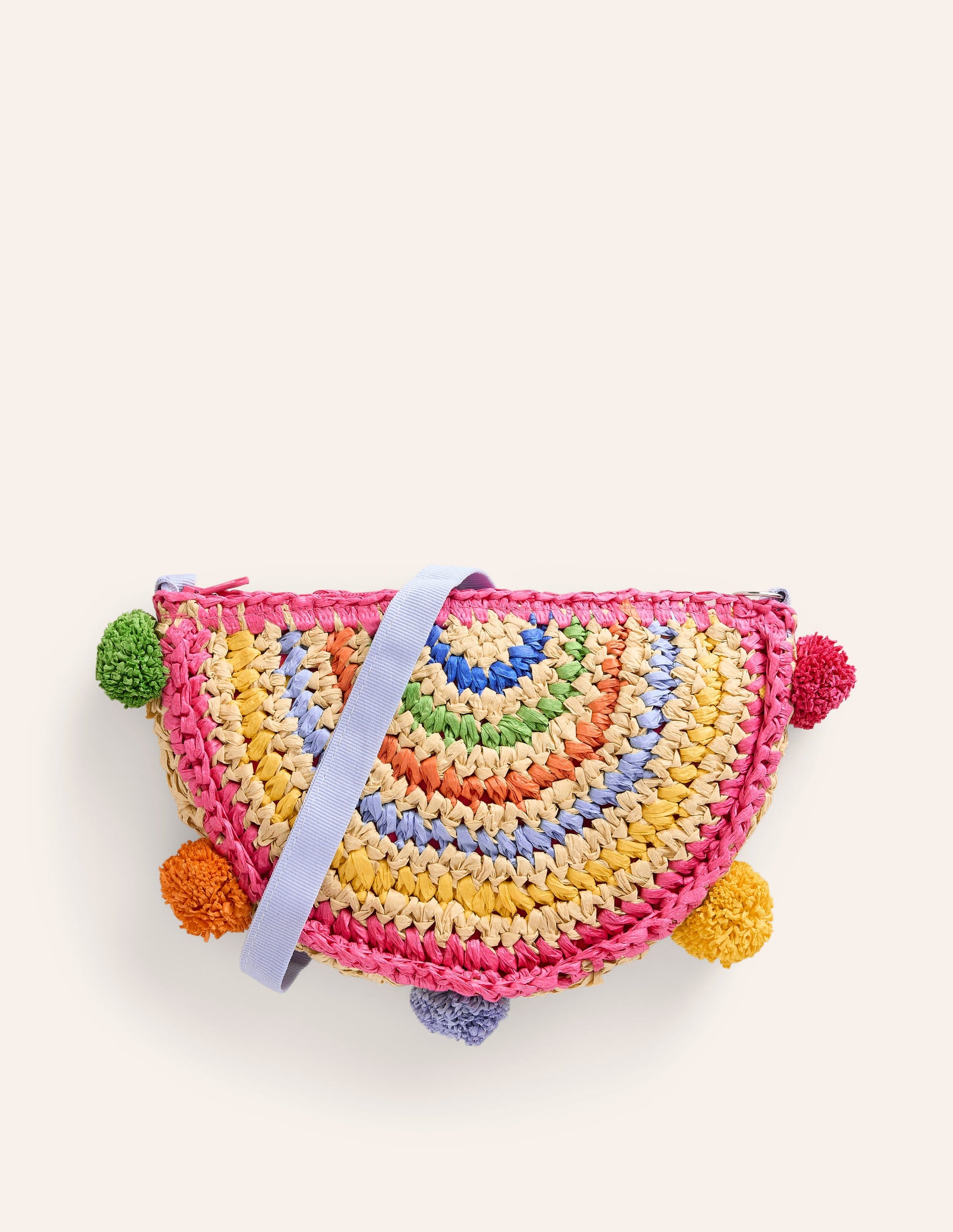 Straw Rainbow Bag-Multi Rainbow-1
