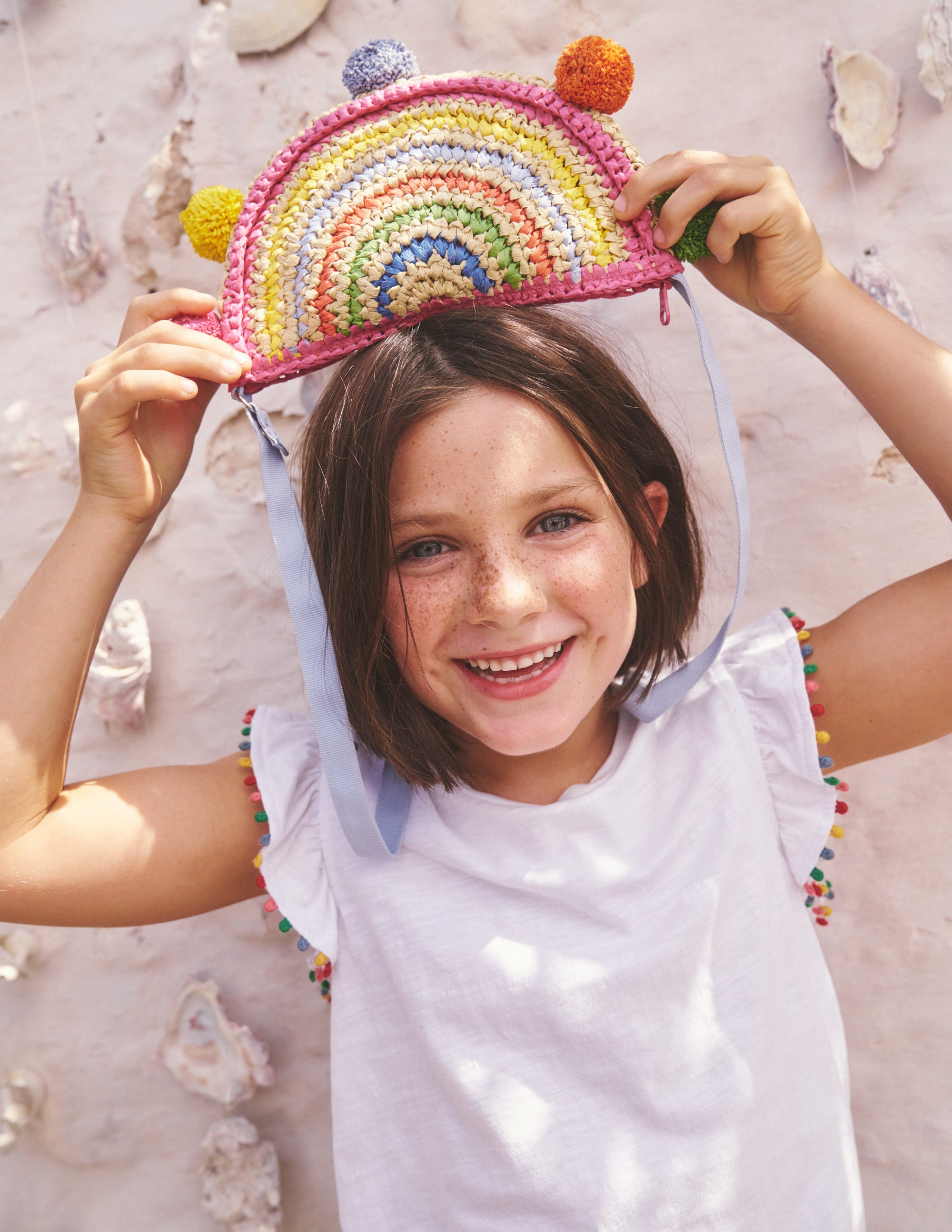 Straw Rainbow Bag-Multi Rainbow - Image 3