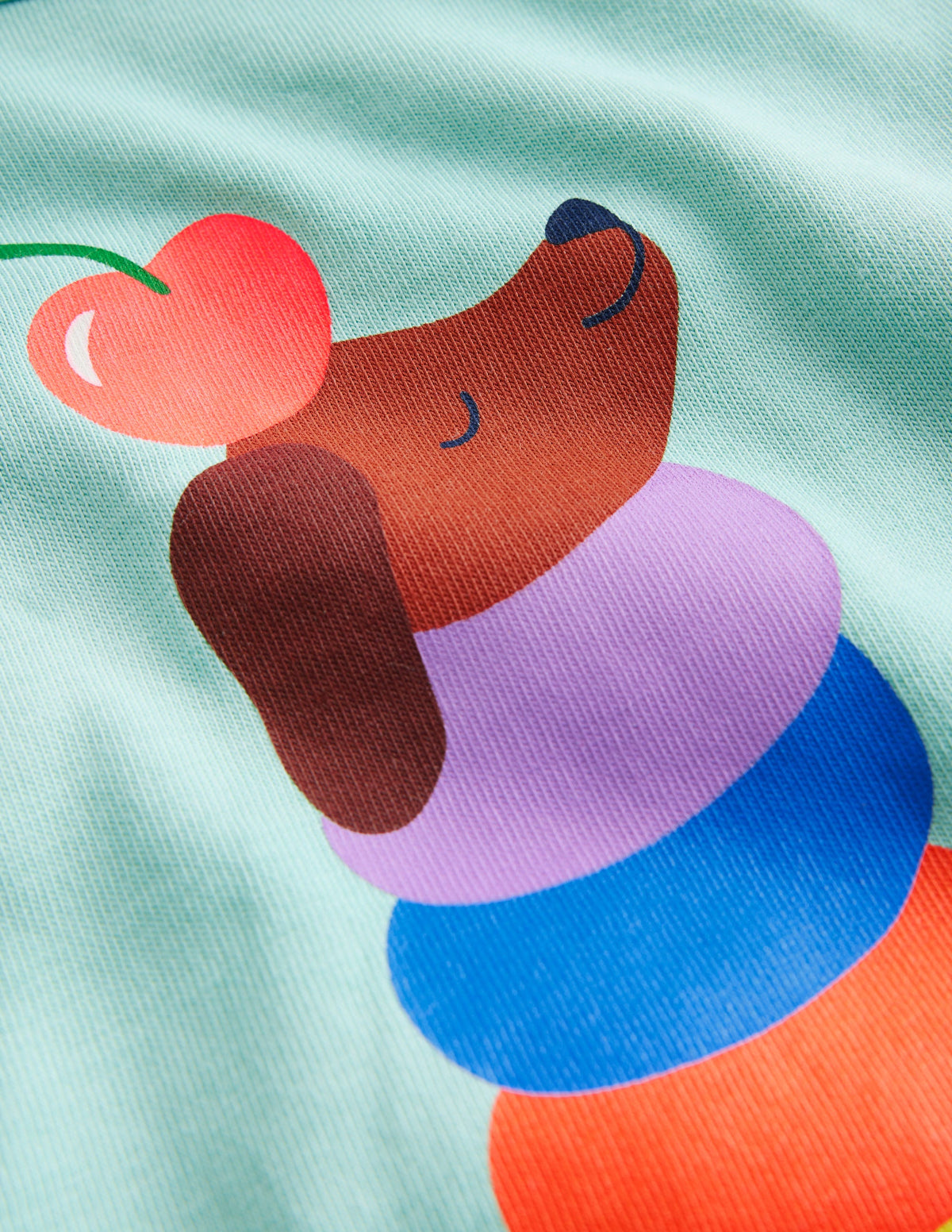 Printed Graphic T-Shirt-Fountain Green Ice Cream-3