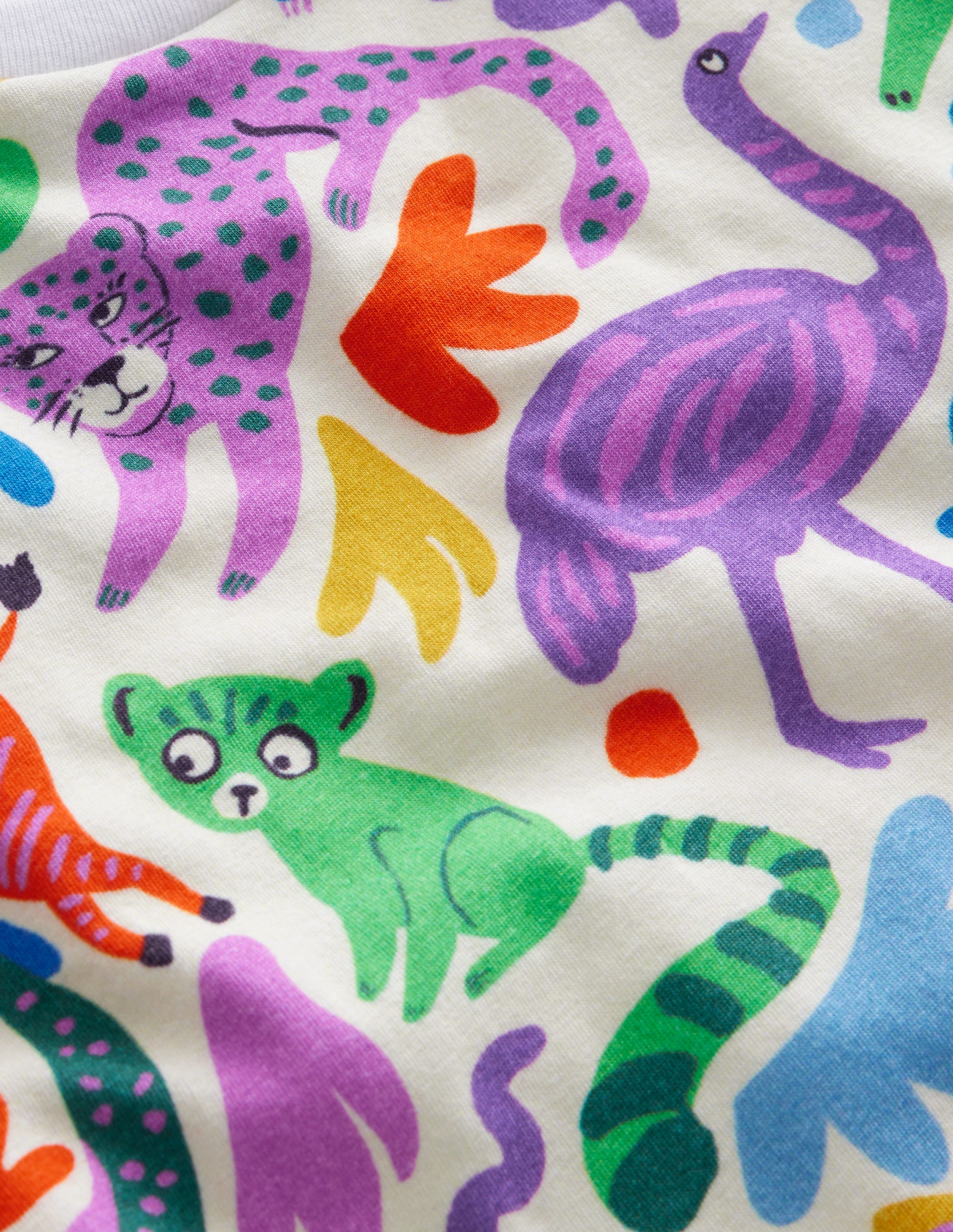 Relaxed T-shirt-Multi Safari Friends - Image 3