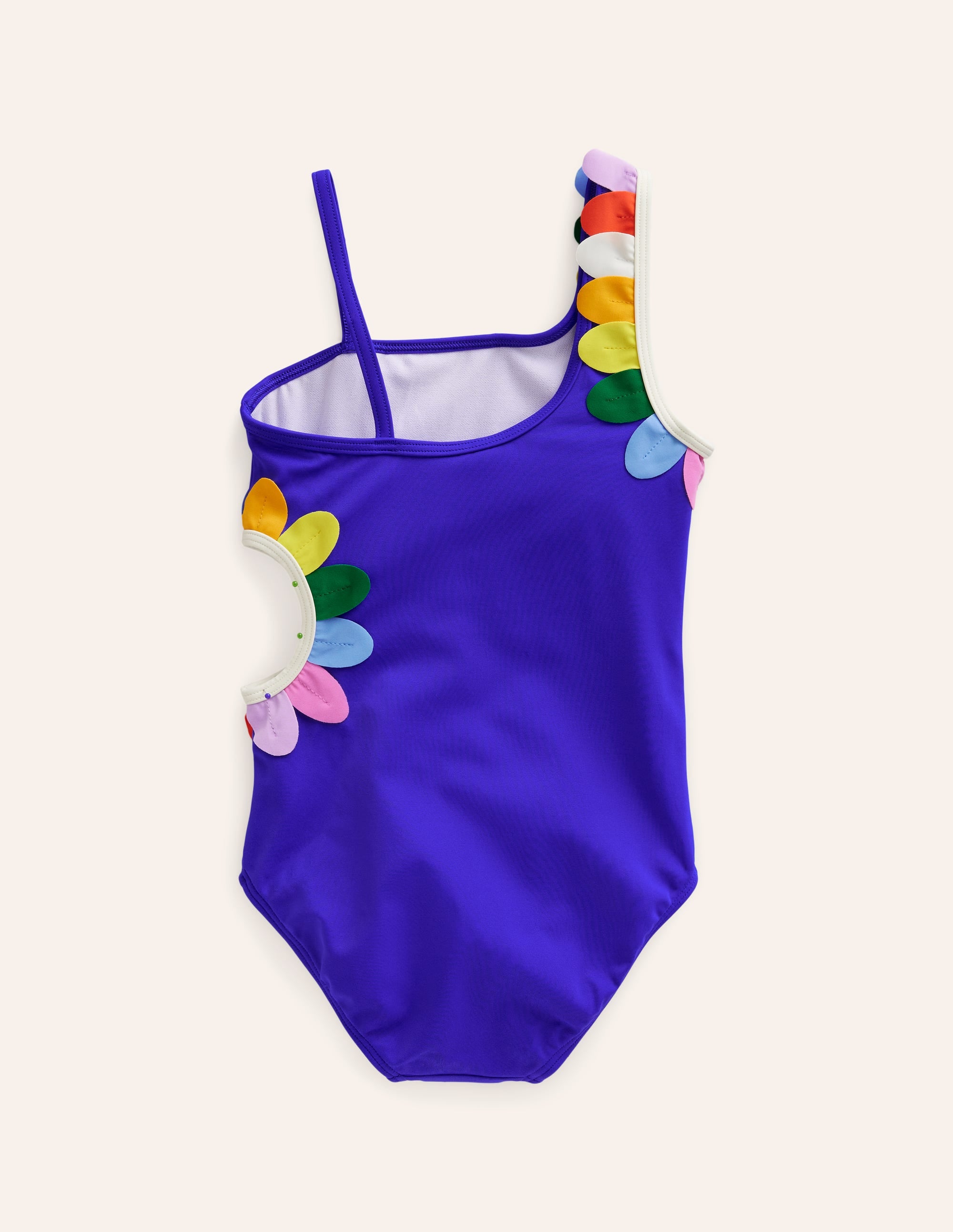 Cut-Out Flower Swimsuit-Blue Heron Multi Daisy - Image 2