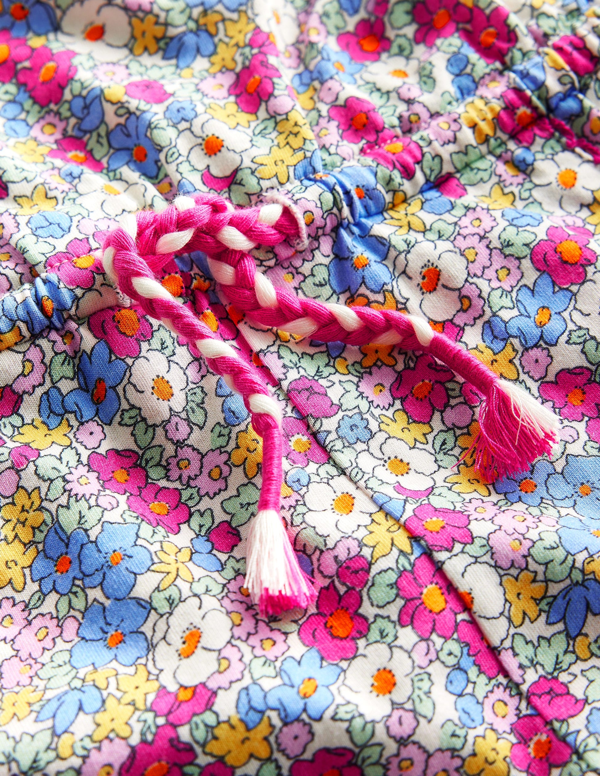 Printed Jersey Romper-Festival Pink Nautical Floral-3