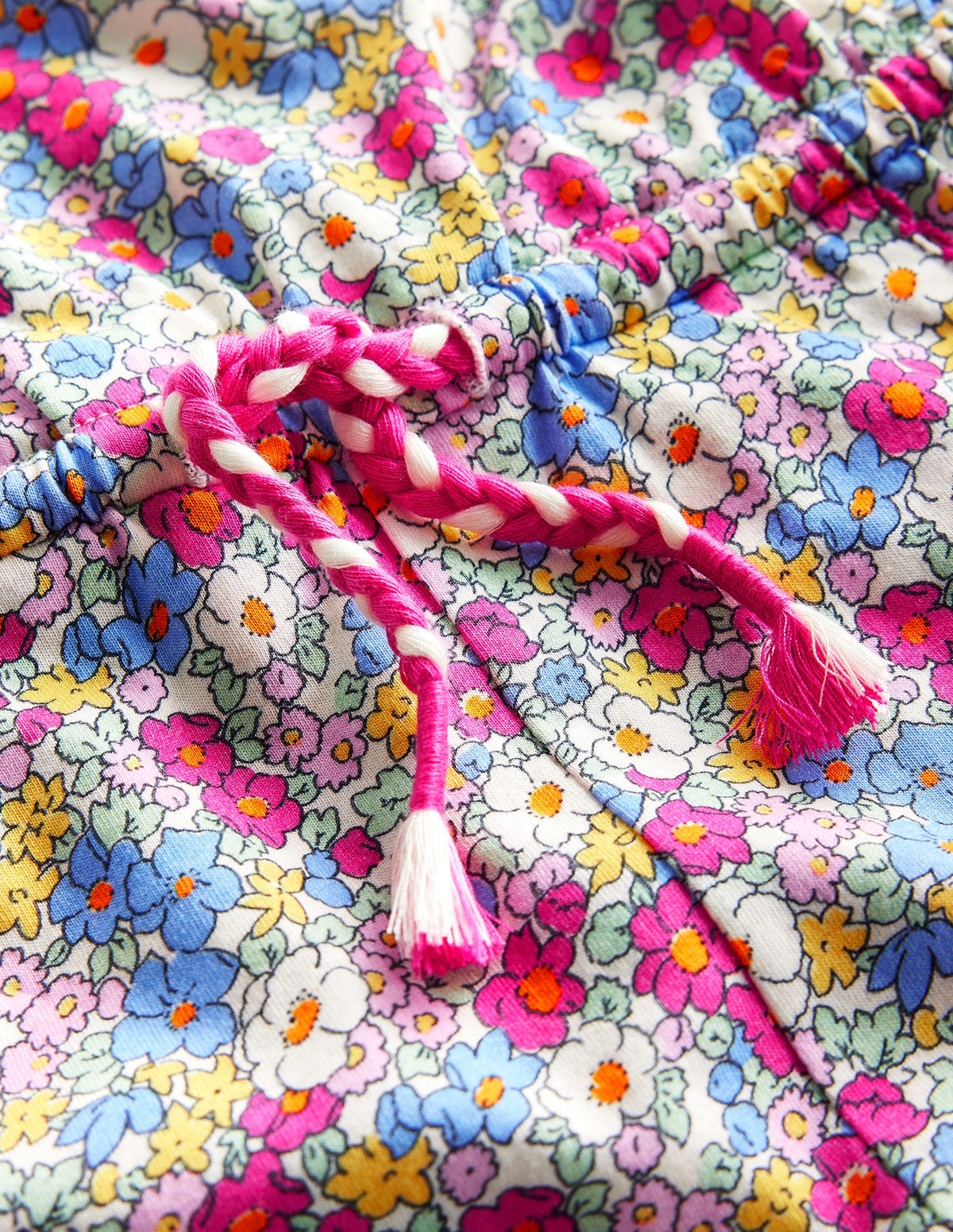 Printed Jersey Romper-Festival Pink Nautical Floral - Image 3