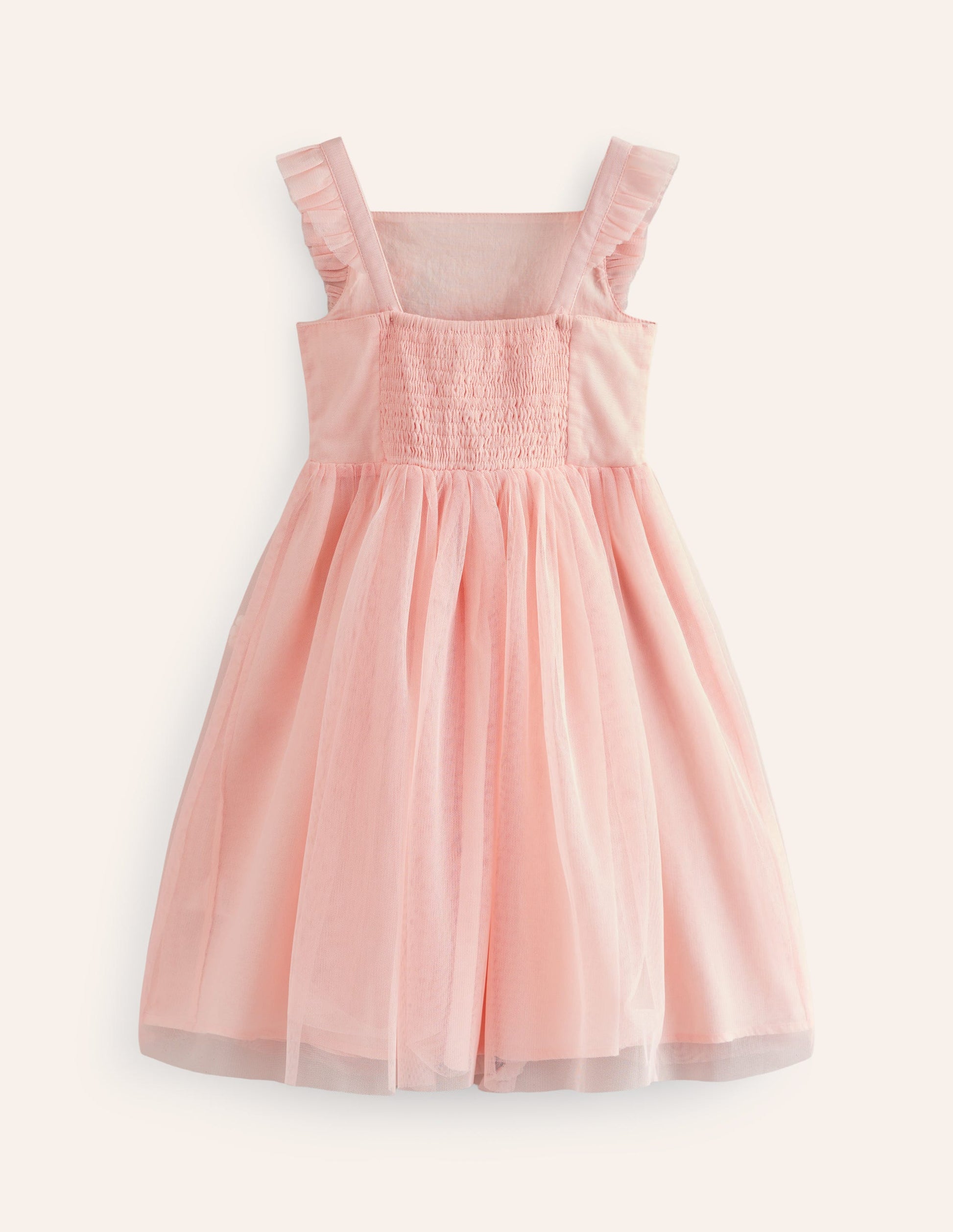 Appliqué Tulle Dress-Provence Dusty Pink Bugs-2