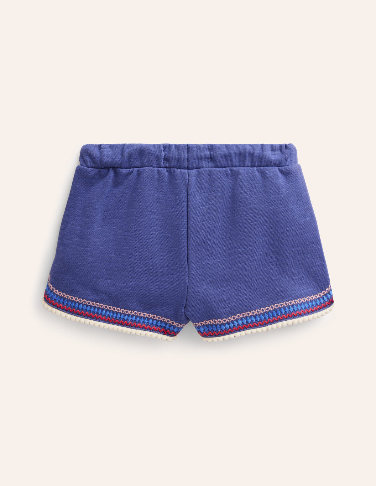 Pom Trim Jersey Shorts-Soft Starboard - Image 2