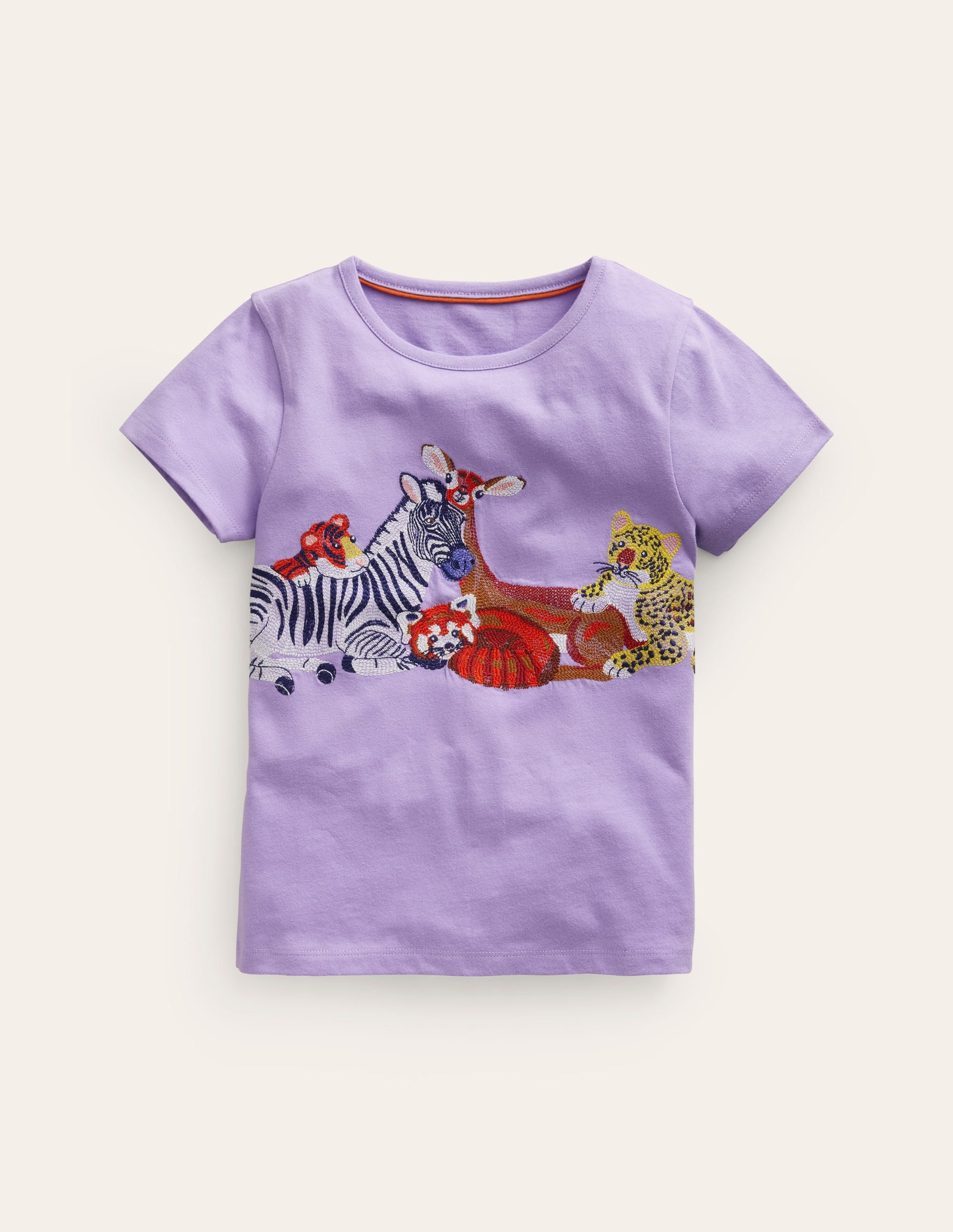 Superstitch Logo T-Shirt-Parma Violet Safari Animals-1