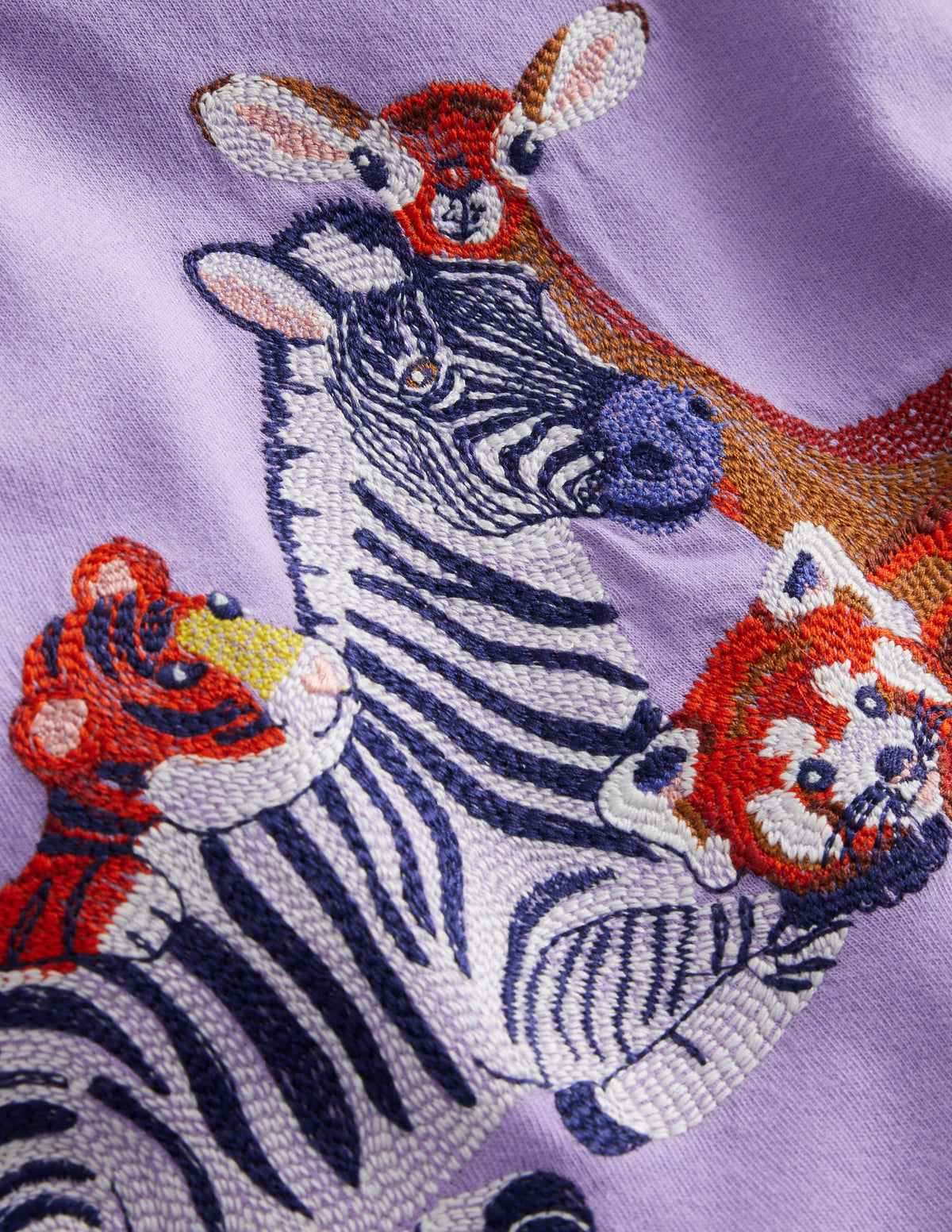 Superstitch Logo T-Shirt-Parma Violet Safari Animals - Image 3