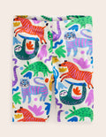 Biker Shorts-Multi Safari Friends