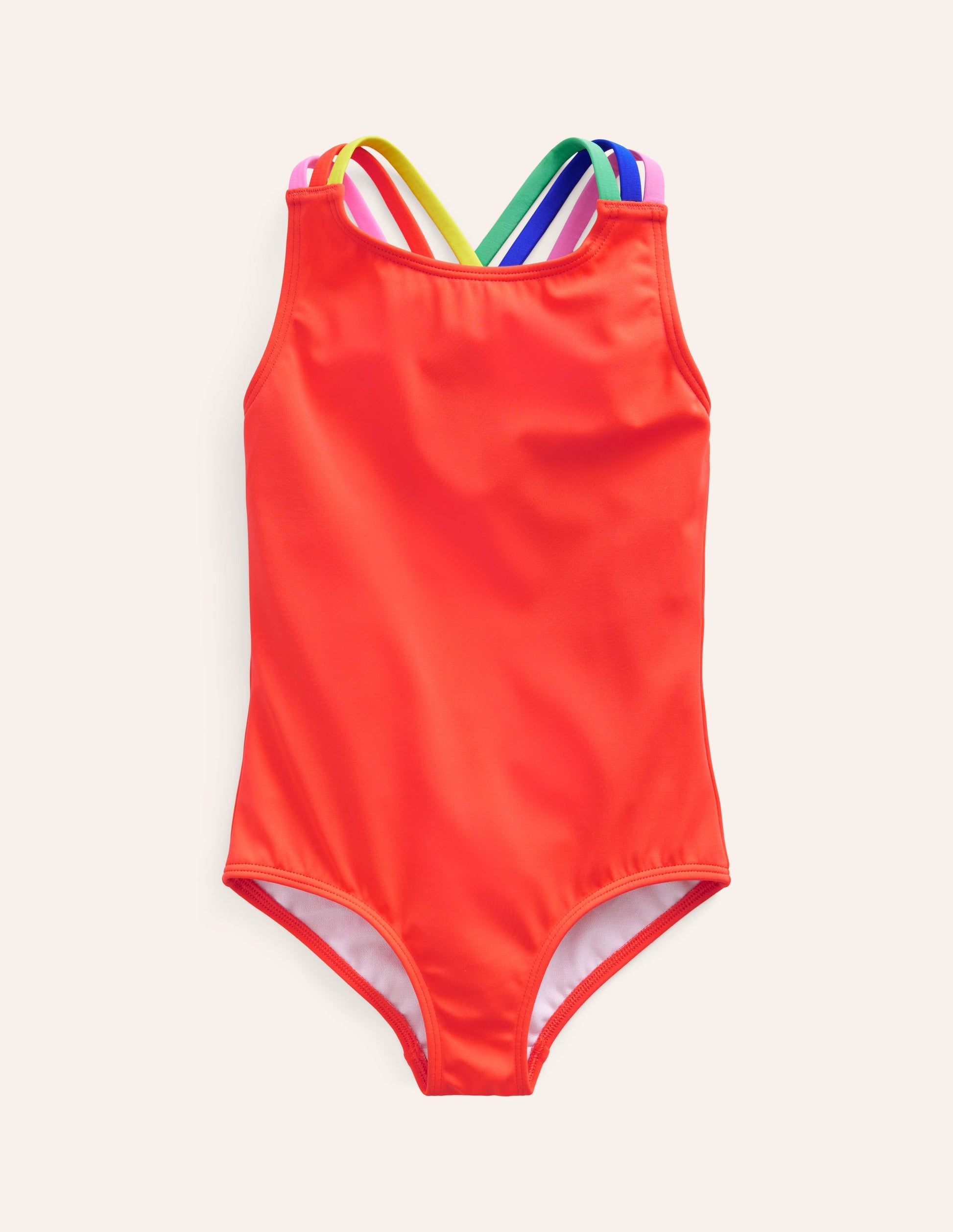 Rainbow Cross-Back Swimsuit-Clementina-1