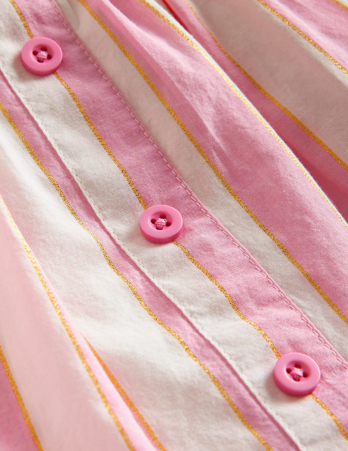 Pull On Twirly Skirt-Pink Lurex Stripe - Image 3