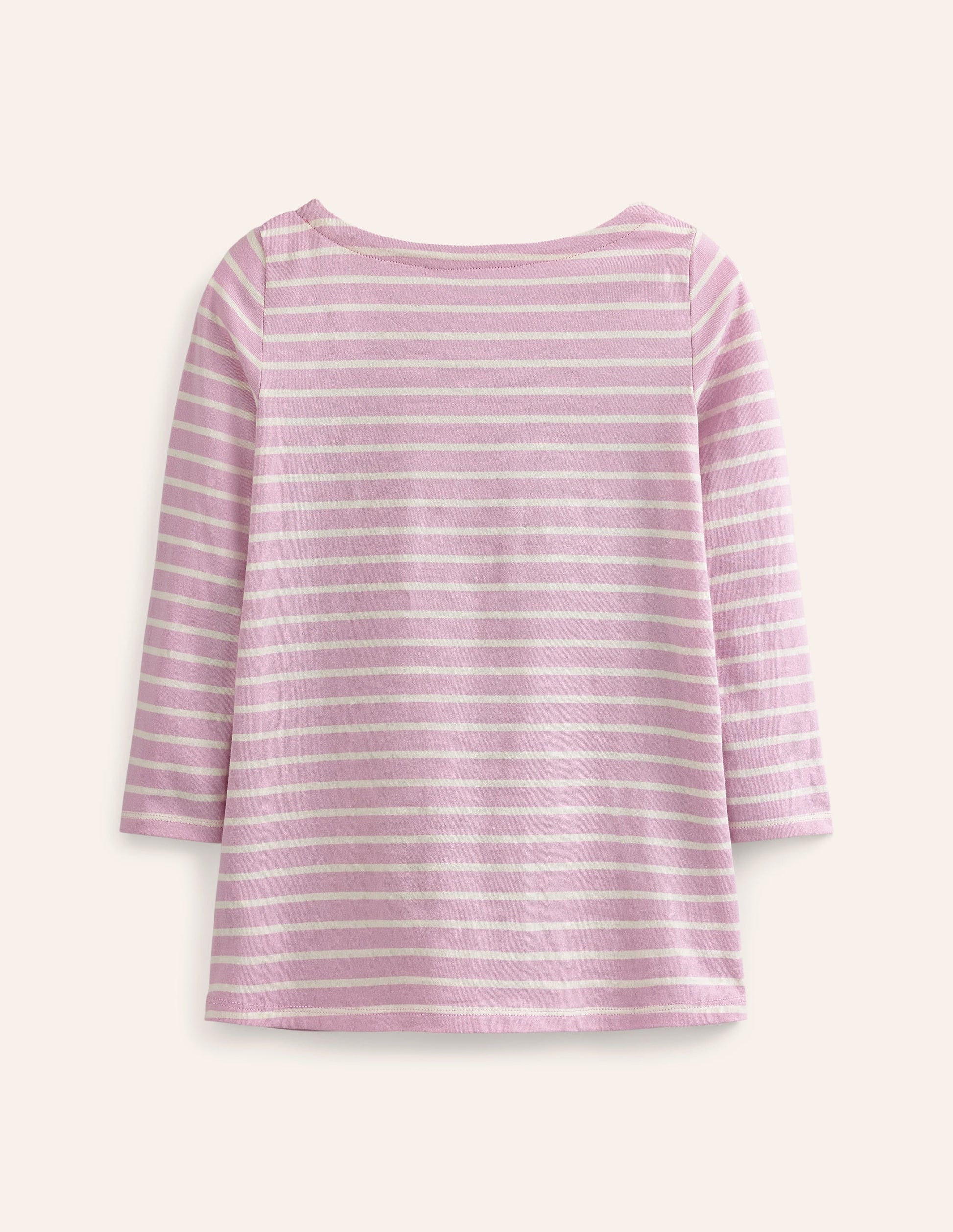 Appliqué Jersey Tunic-Sugared Almond Pink/Ivory-2