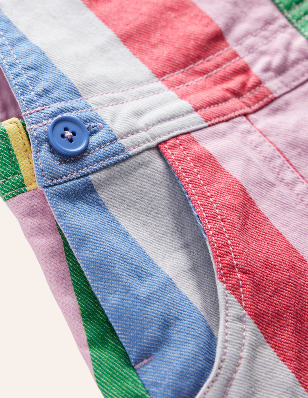 Overall Dress-Multi Rainbow Stripe-3