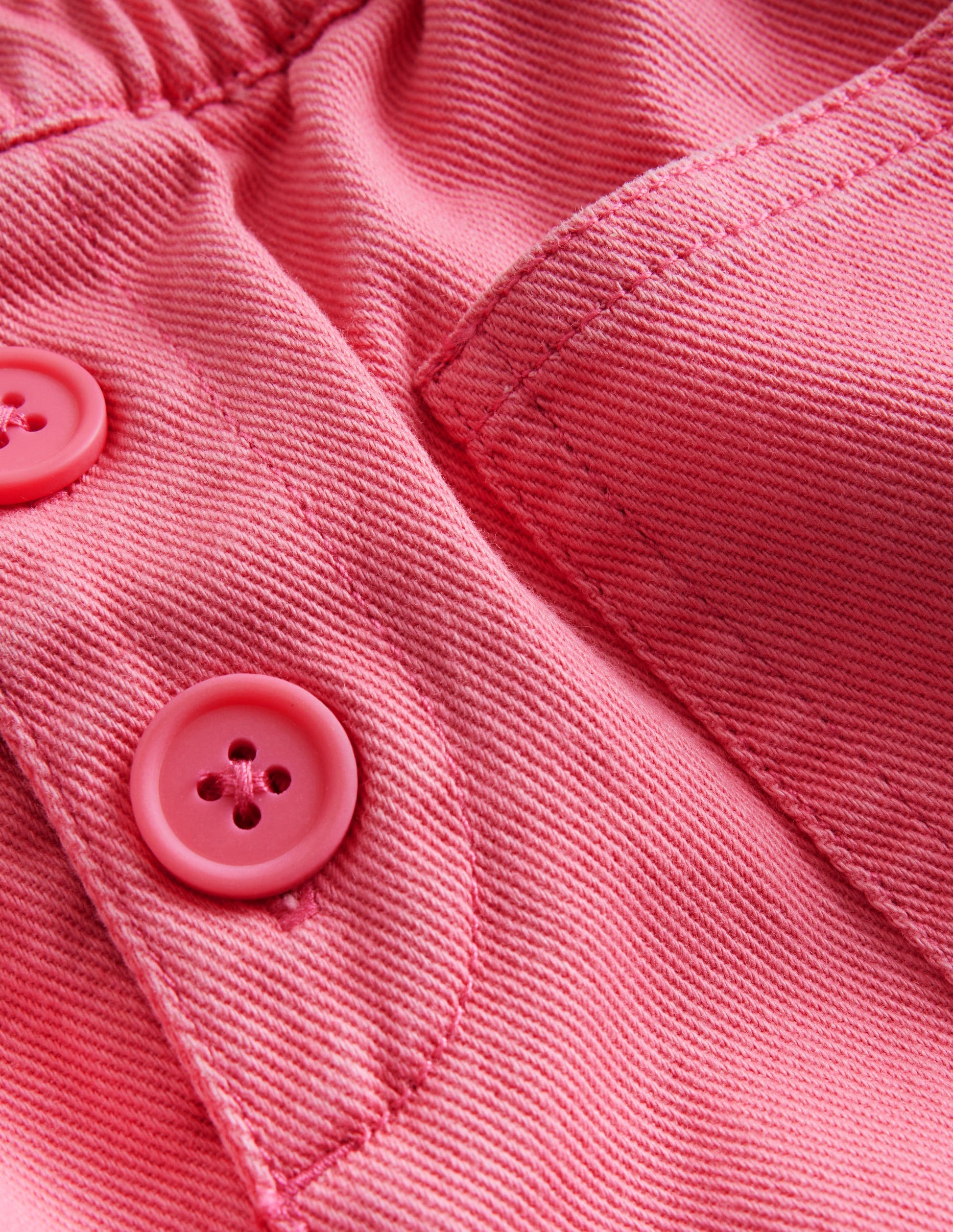 Button Pull-on Mini Skirt-Strawberry Milkshake-3