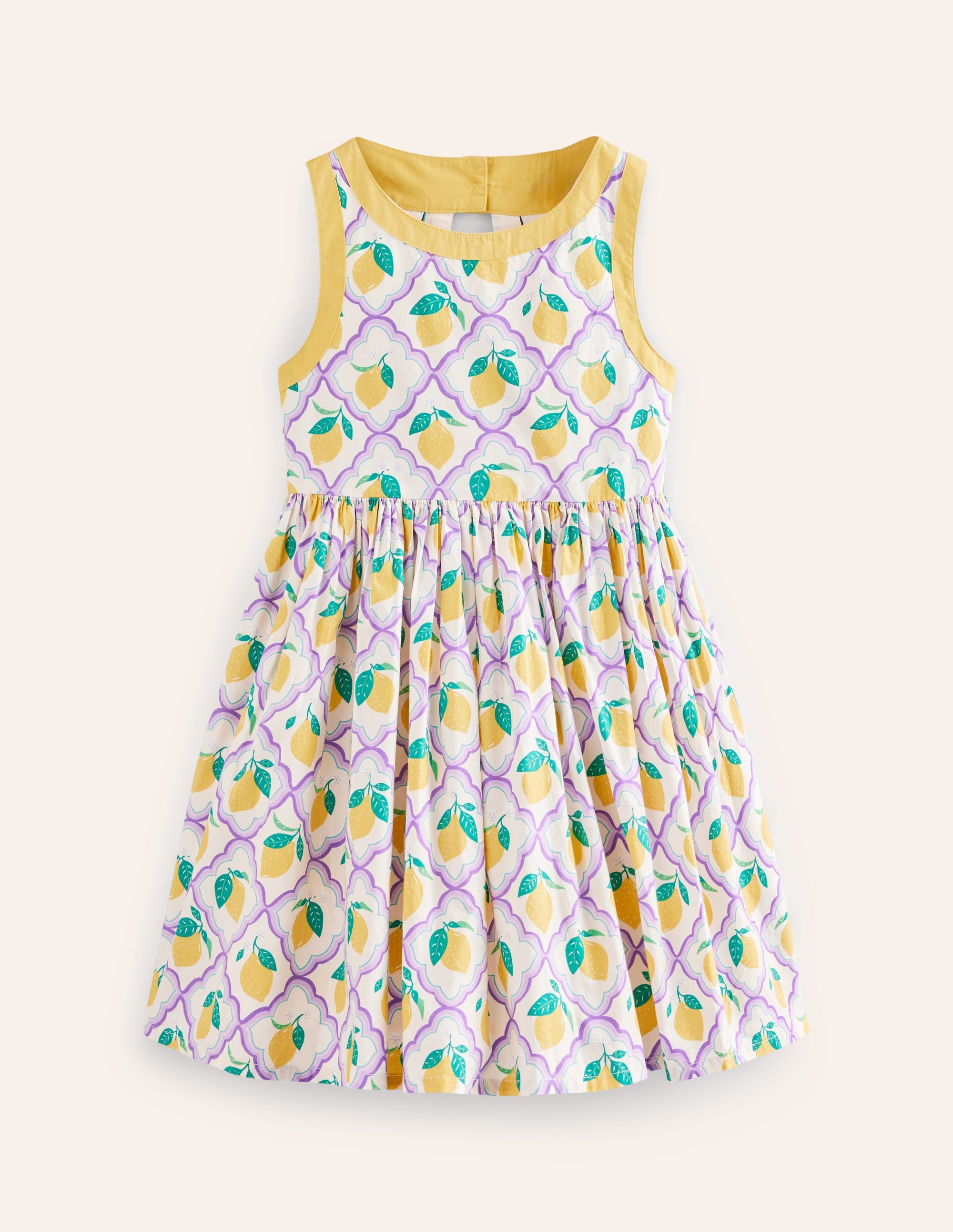 Back Detail Dress-Lavender Lemon Grove - Image 4