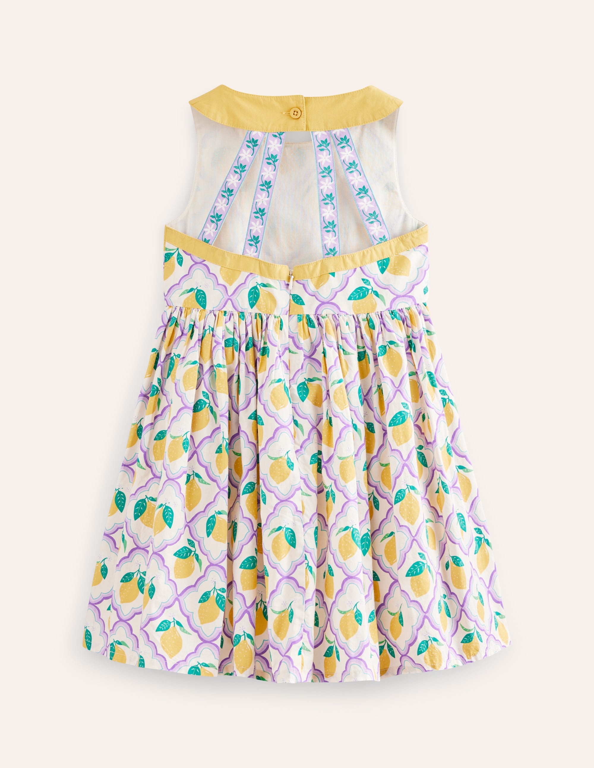 Back Detail Dress-Lavender Lemon Grove - Image 5