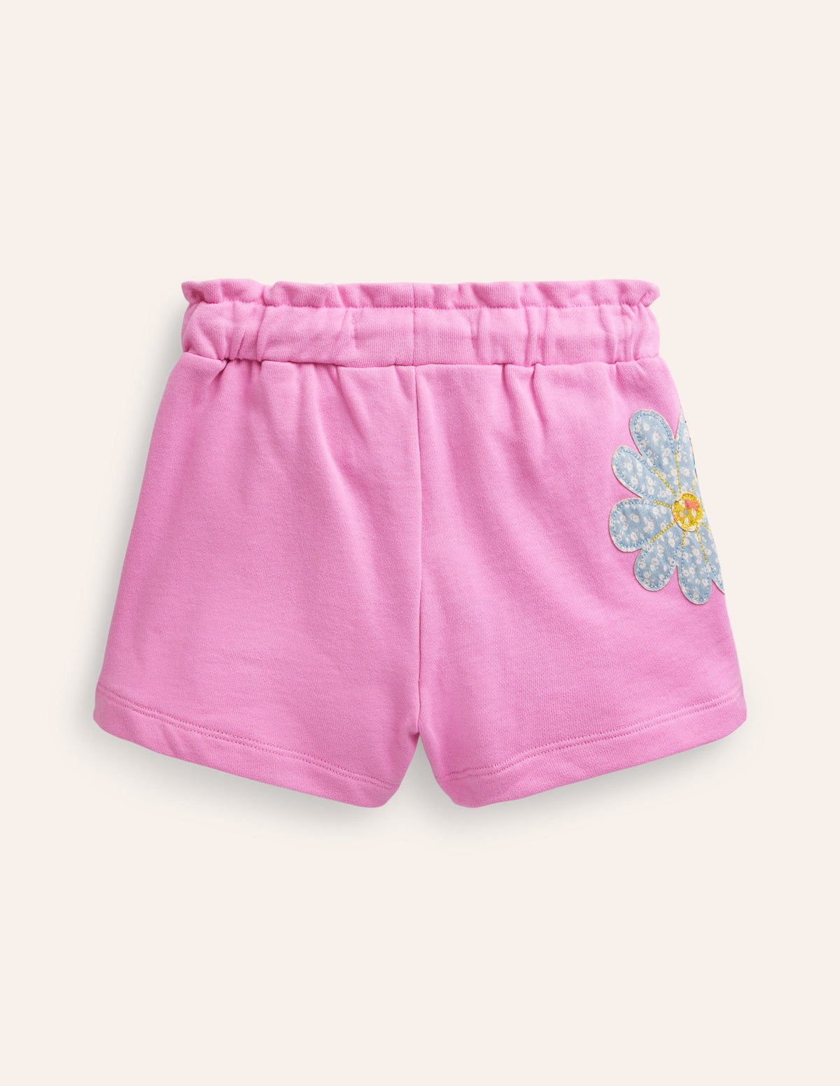 Applique Jersey Shorts-Cosmos Pink Patchwork - Image 2
