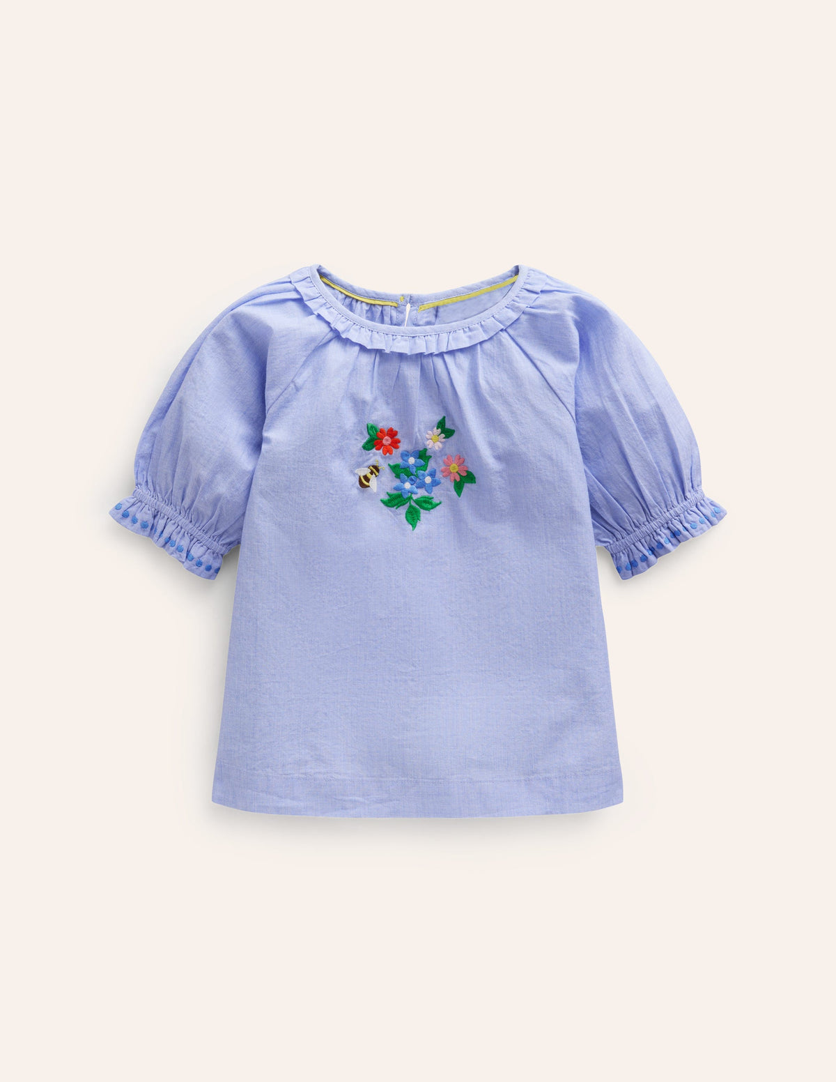 Embroidered Woven Top-End on End-1