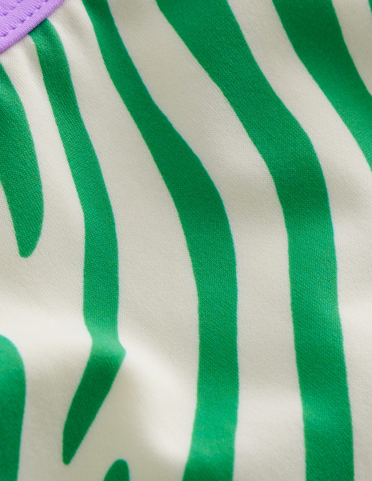 Racerback Bikini Set-Pea Green Zebra-3