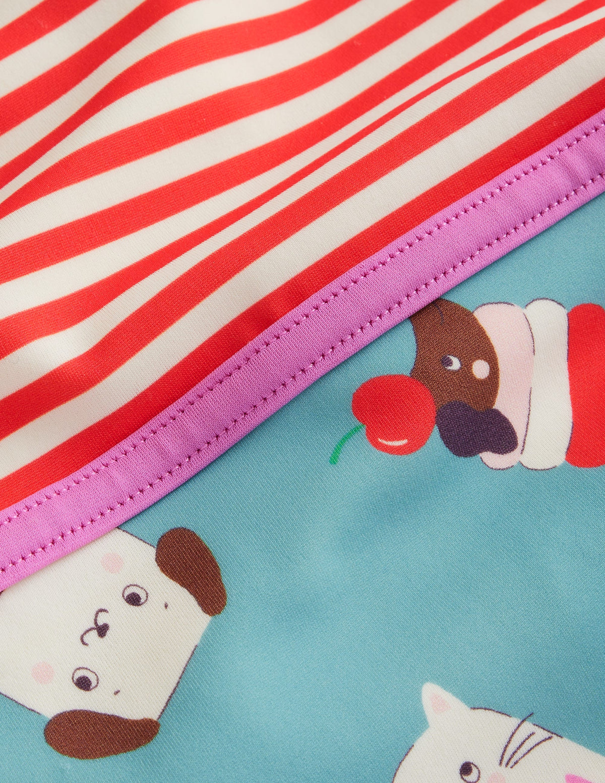 Hotchpotch Swimsuit-Aqua Sea, Ivory Ice Cream Pets - Image 3
