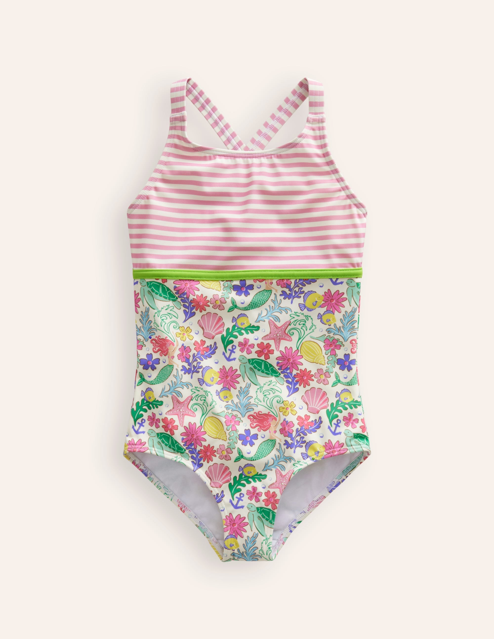 Hotchpotch Swimsuit-Multi Mermaid Ditsy - Image 1