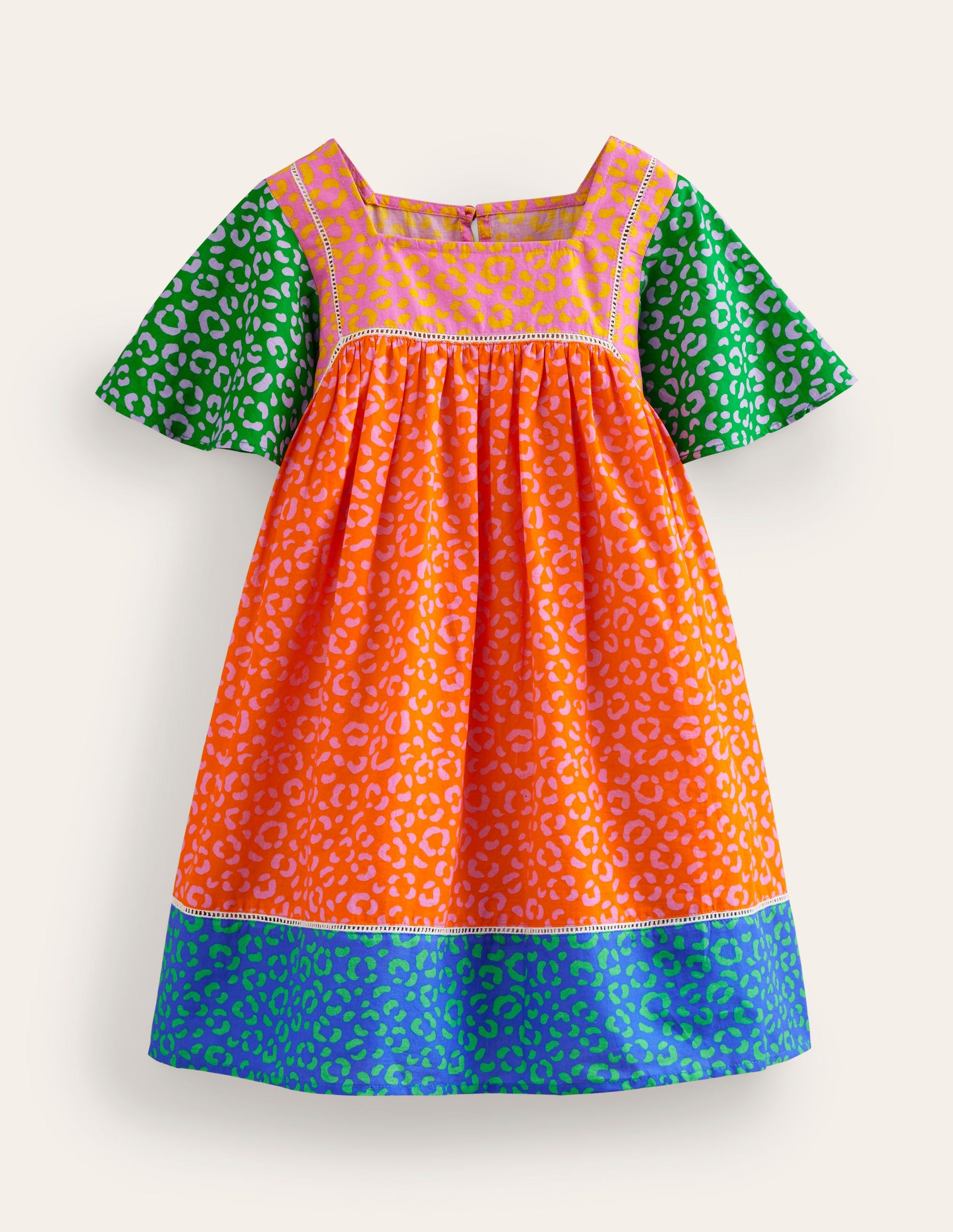 Lightweight Vacation Dress-Multi Leopard Print-1