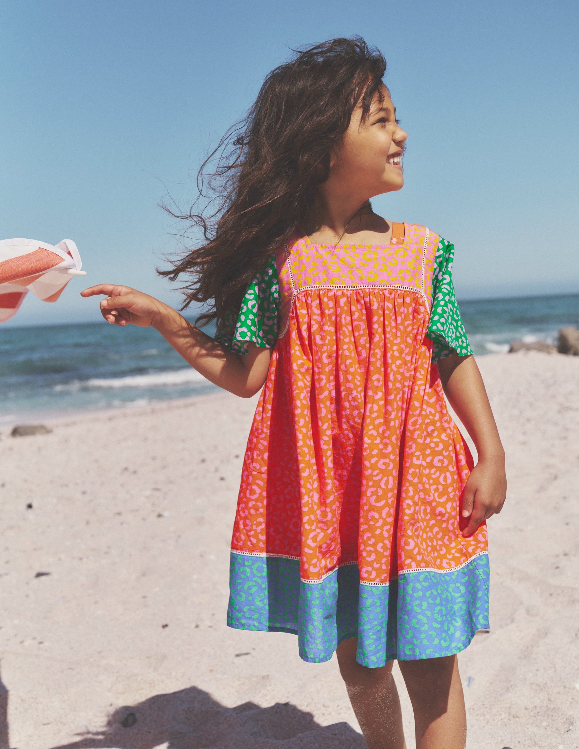 Lightweight Vacation Dress-Multi Leopard Print - Image 4