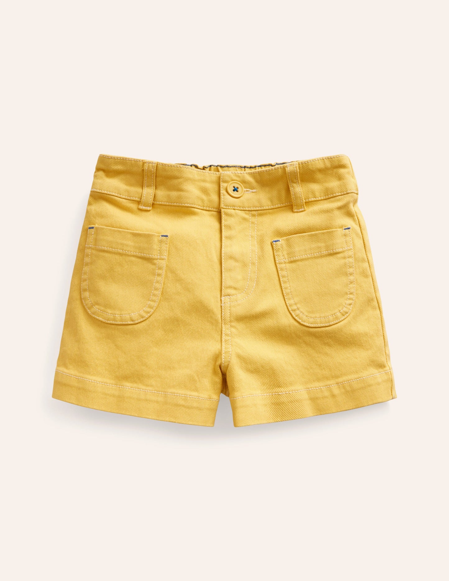 High Waisted Shorts-Lemon