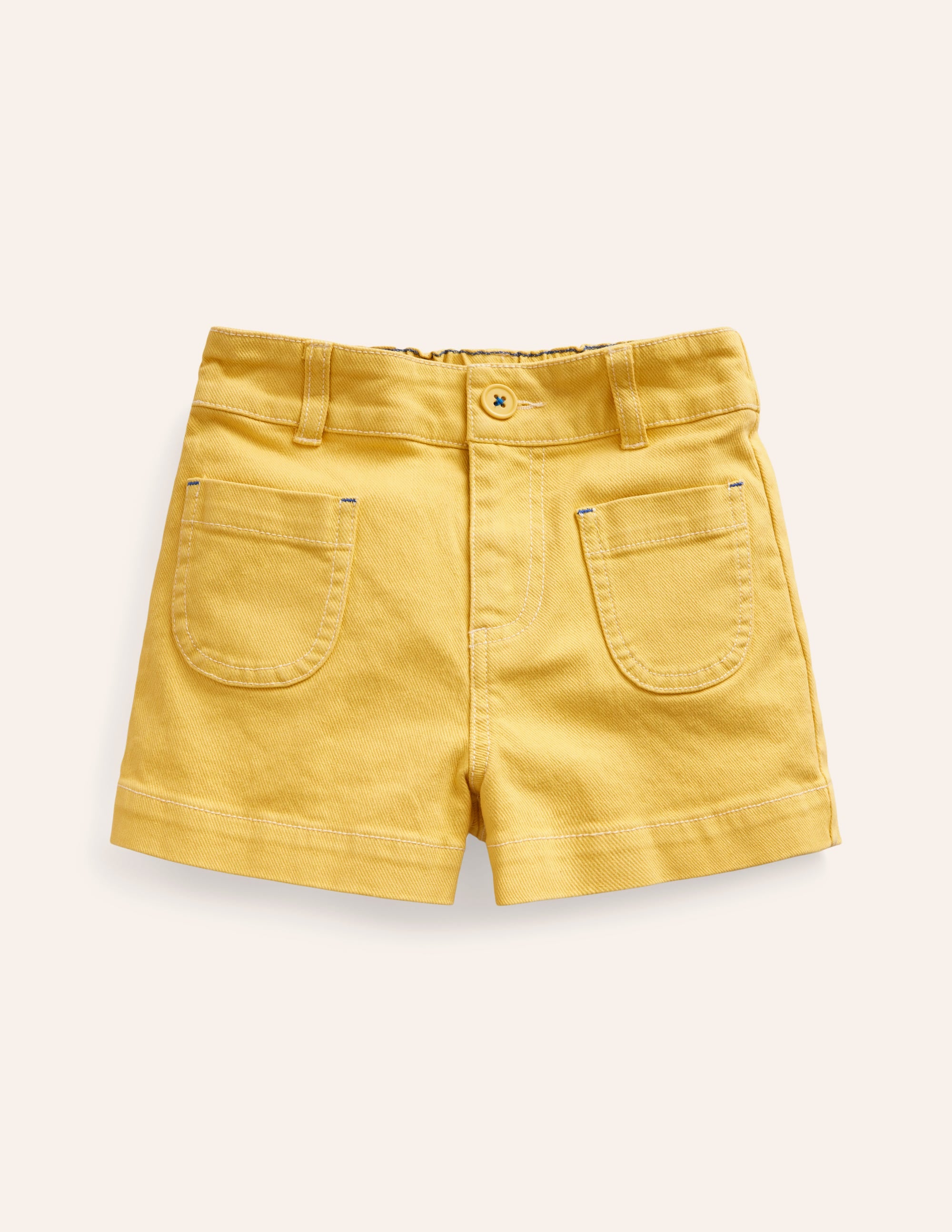 High Waisted Shorts-Lemon - Image 1