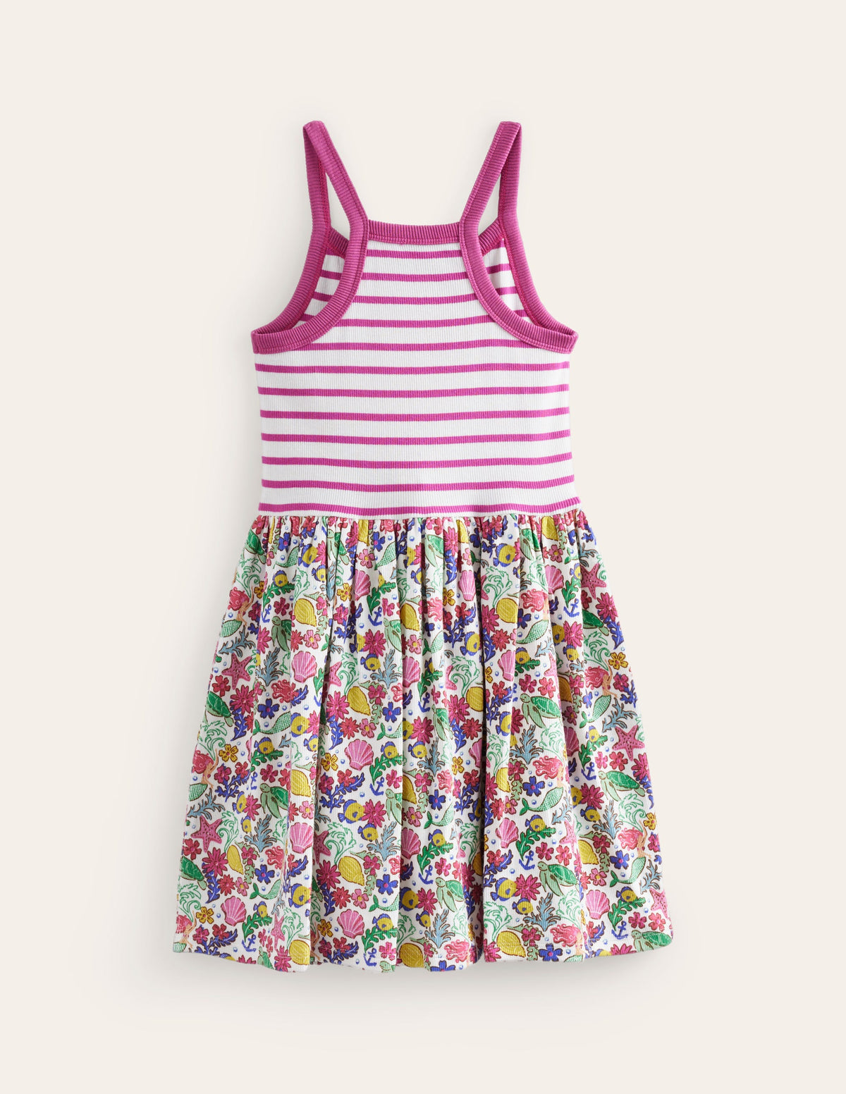 Strappy Hotchpotch Dress-Multi Mermaid Ditsy-2