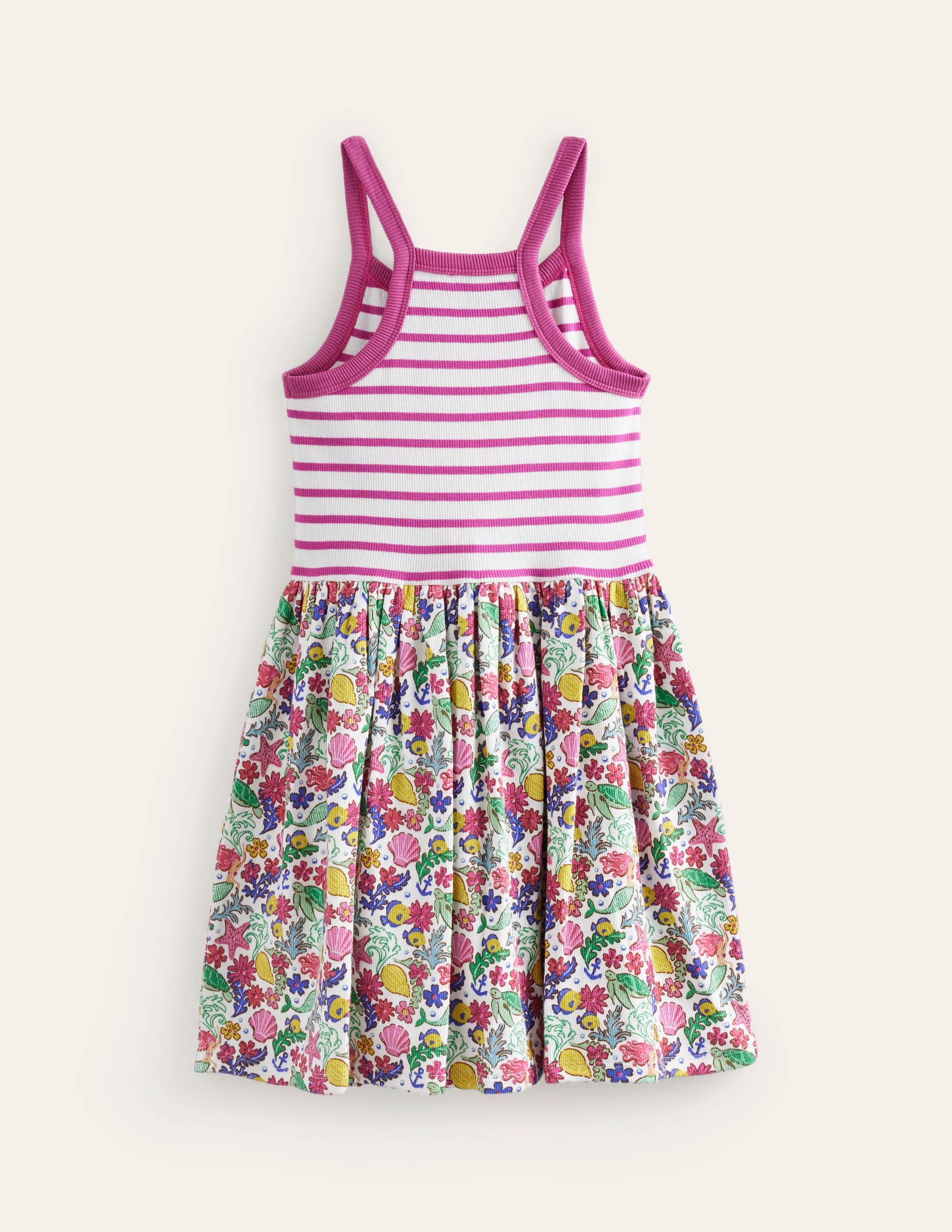 Strappy Hotchpotch Dress-Multi Mermaid Ditsy - Image 2