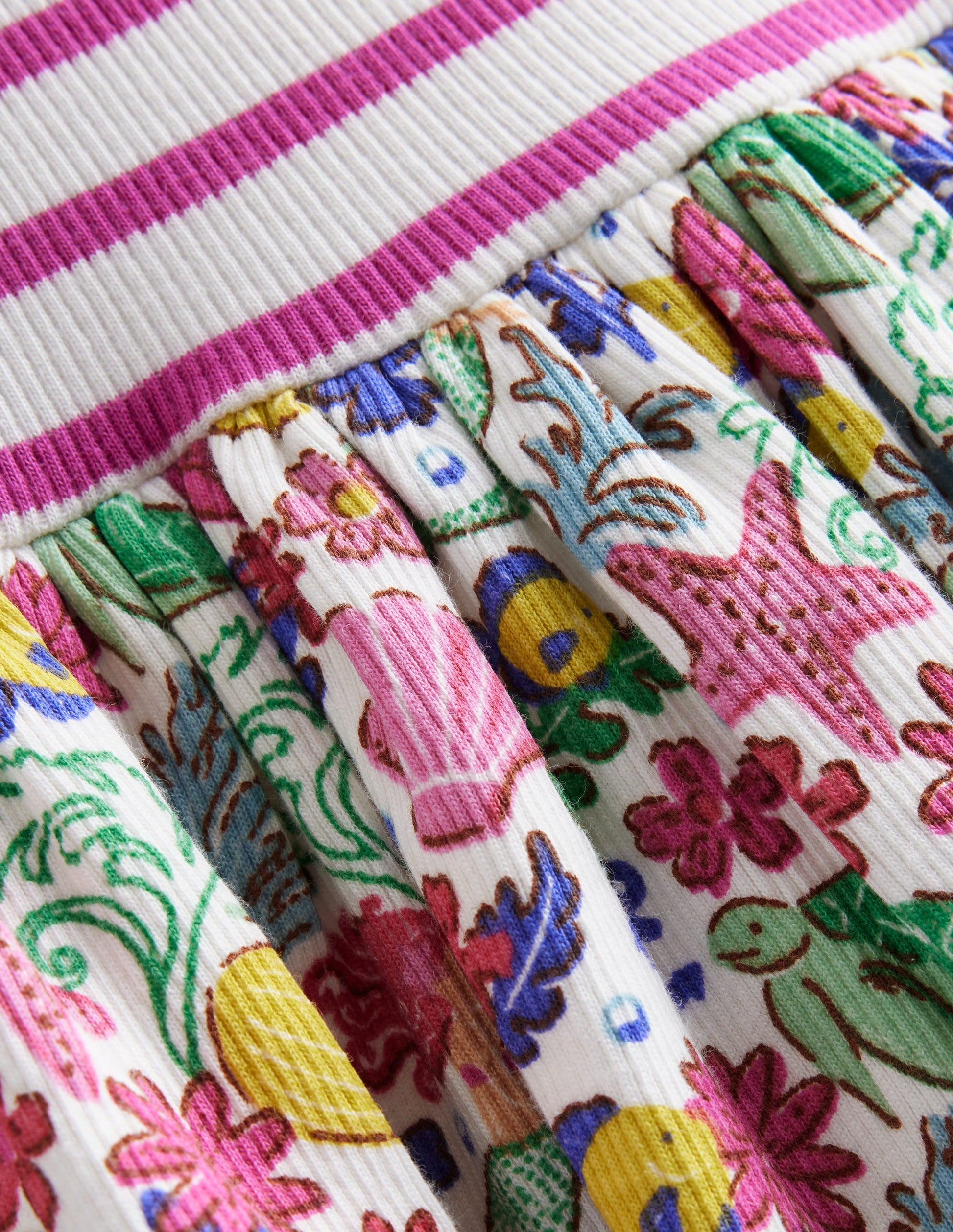 Strappy Hotchpotch Dress-Multi Mermaid Ditsy-3