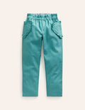 Heart Pocket Pull On Pants-Corsica Blue