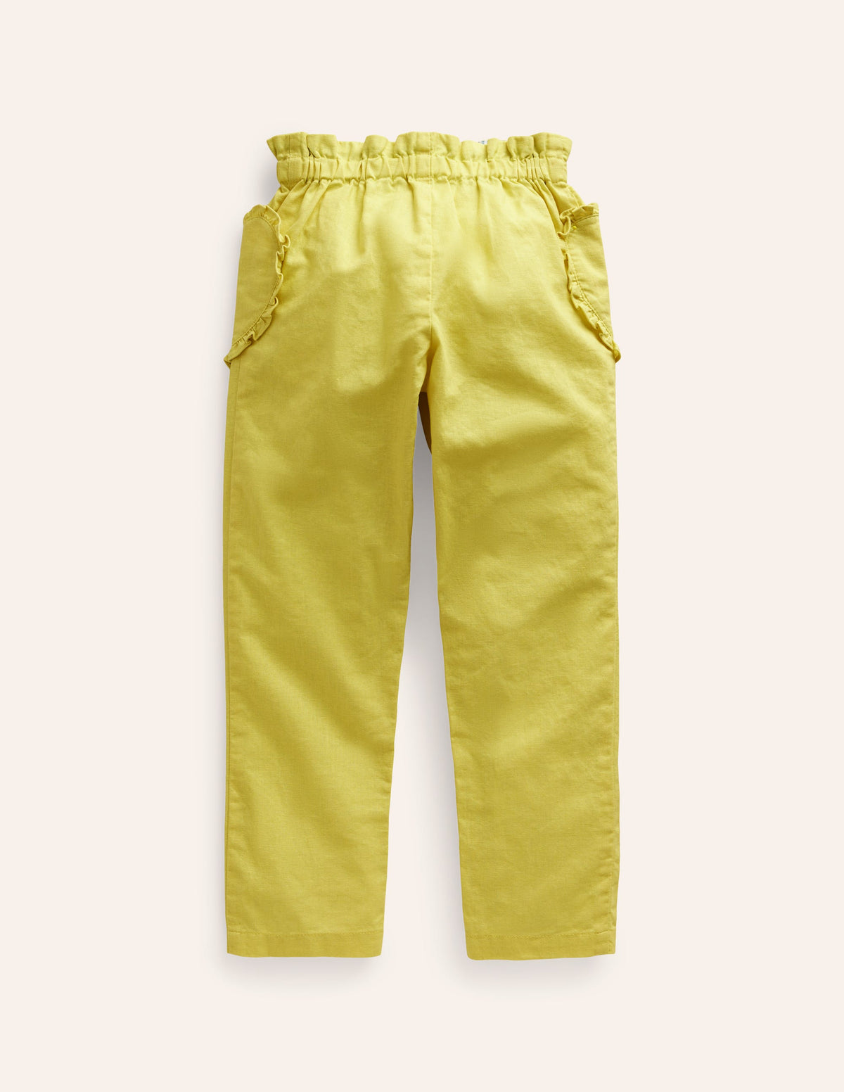 Heart Pocket Pull On Pants-Zest Yellow - Image 2