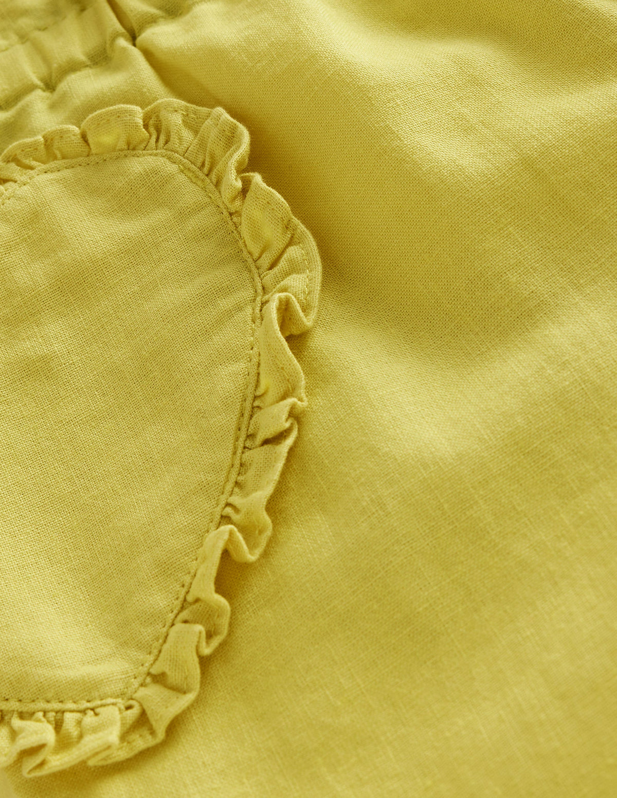 Heart Pocket Pull On Pants-Zest Yellow - Image 3