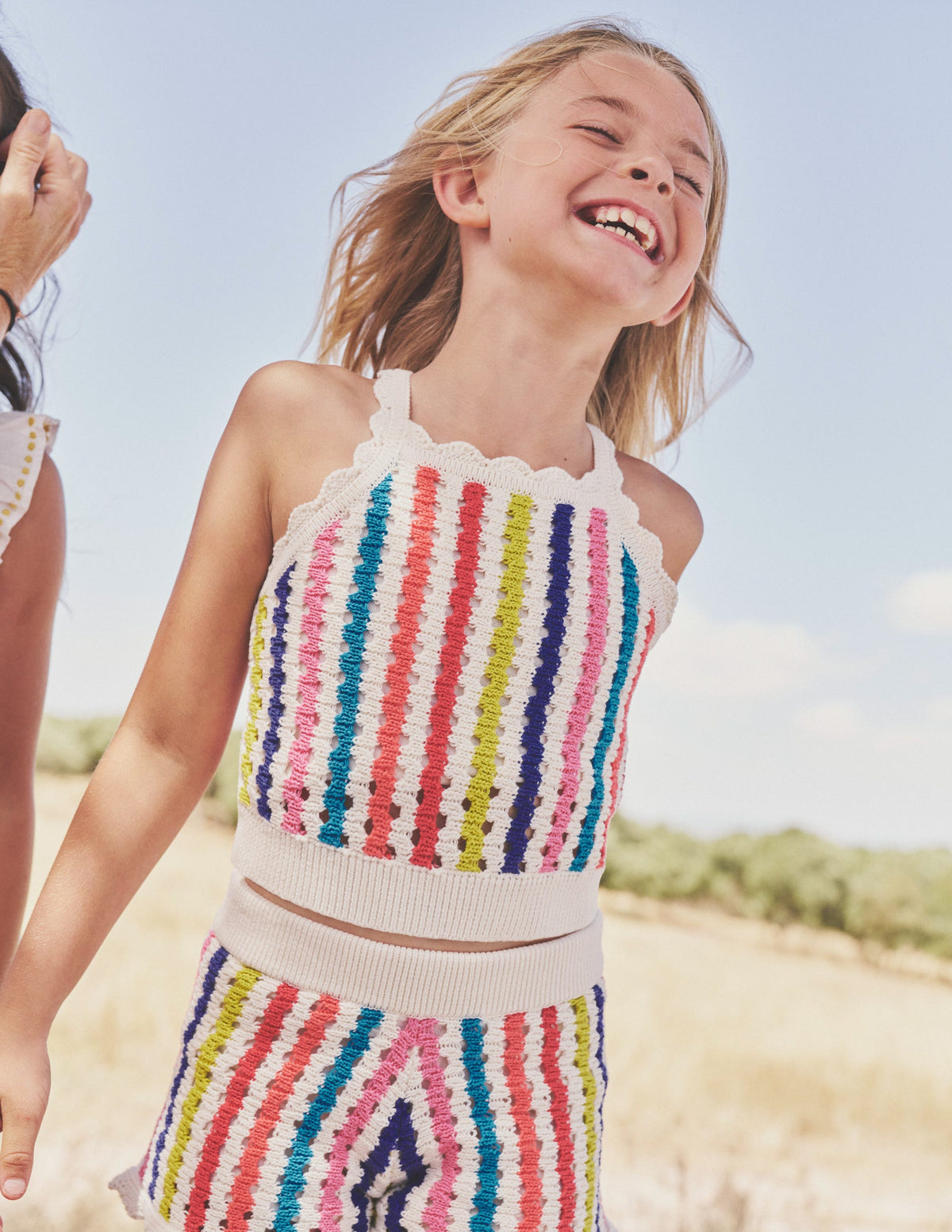 Stripe Knitted Top-Multi Stripe - Image 4