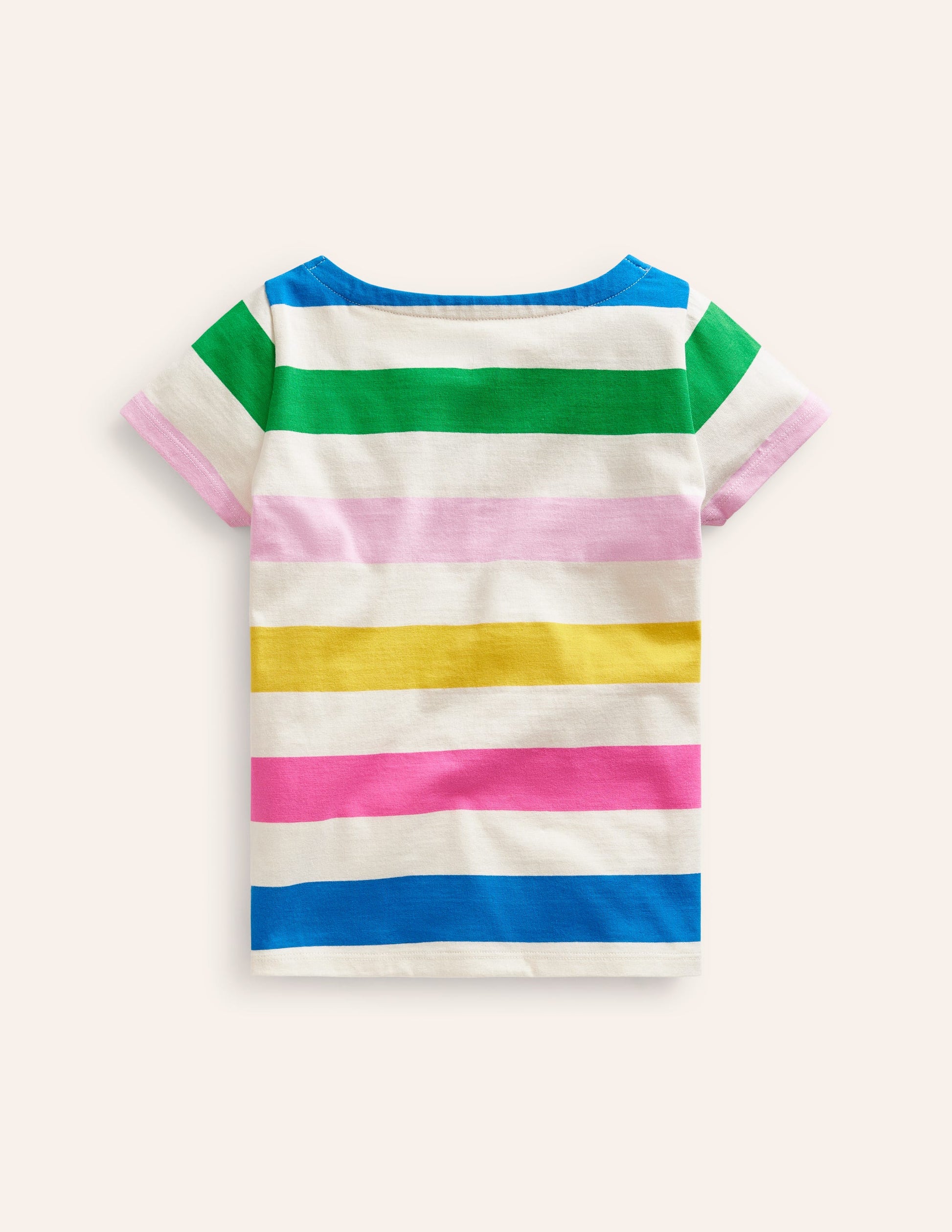 Short Sleeve Breton-Multi Stripe-2